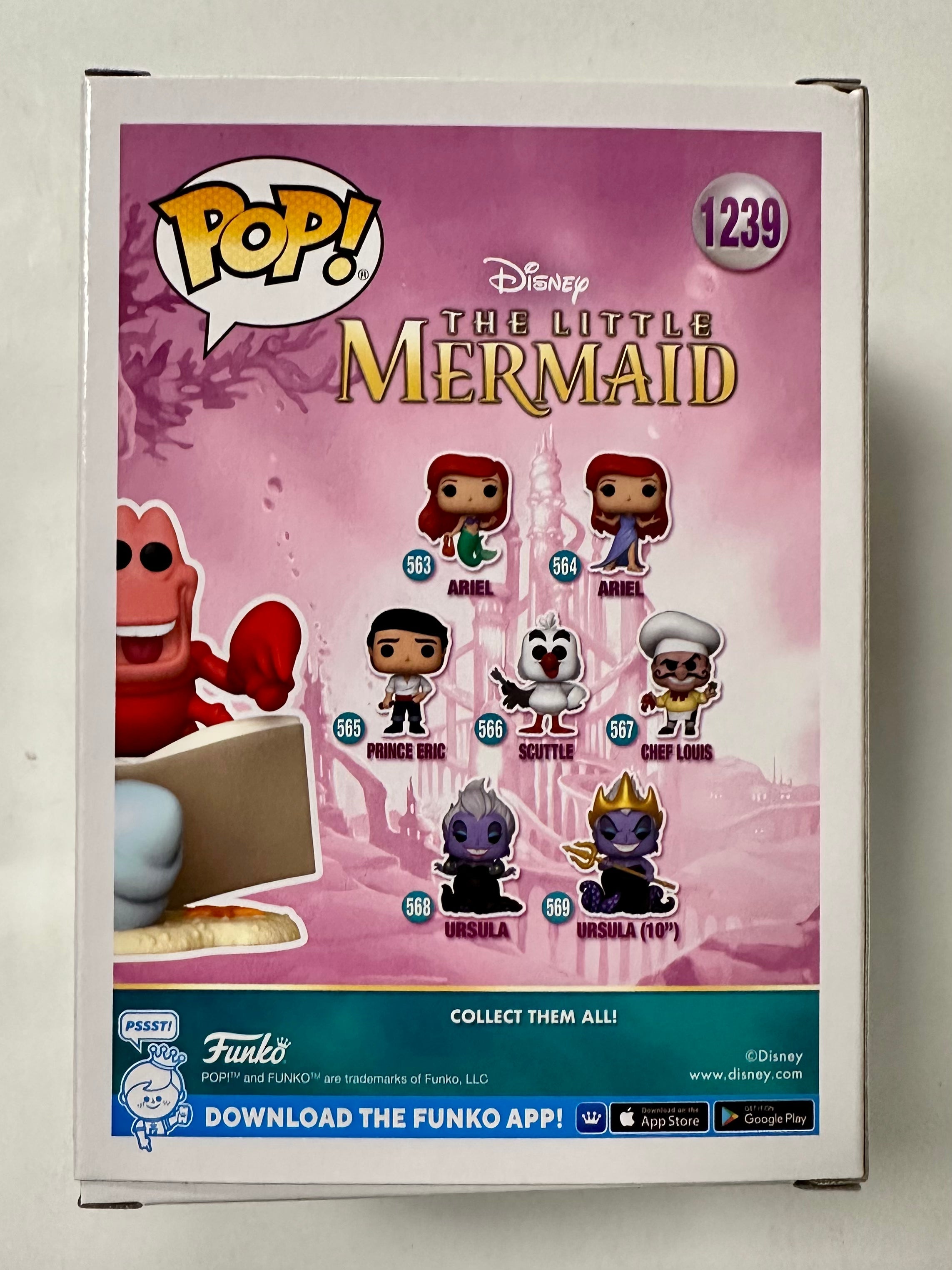 Funko Pop! Disney Conductor Sebastian #1139 The Little Mermaid 2022 EE Exclusive