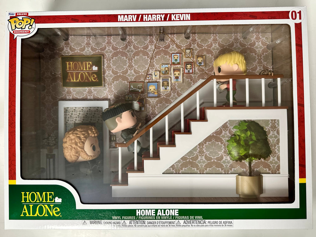 Funko Pop! Deluxe Moment Kevin McAllister, Marv & Harry #01 Home Alone 2022 Exclusive