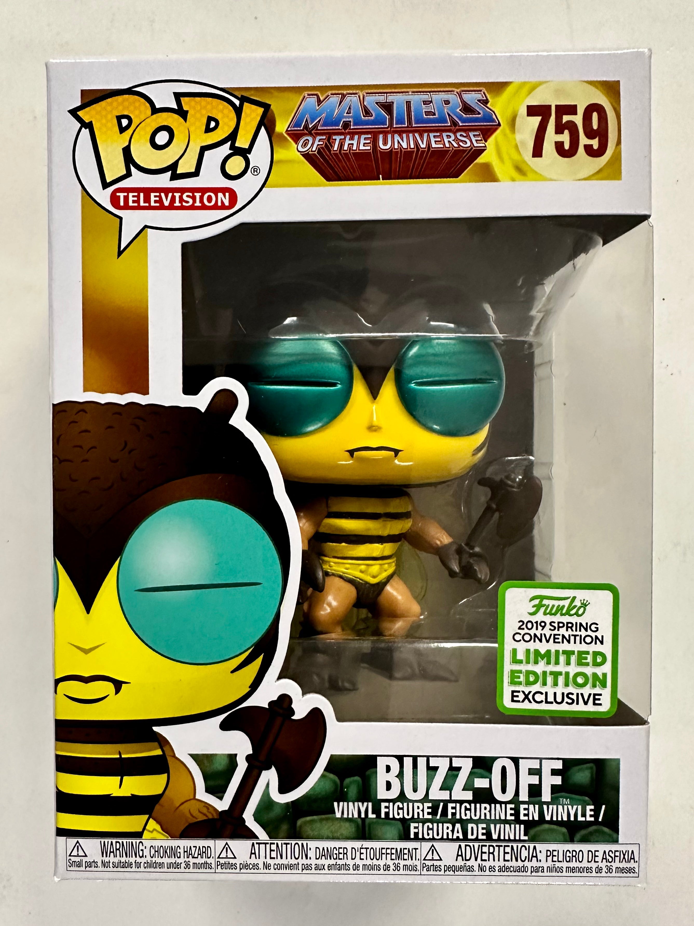 Funko Pop! Television Buzz-Off #759 Masters Of the Universe ECCC Spring Con 2019 Vaulted Exclusive