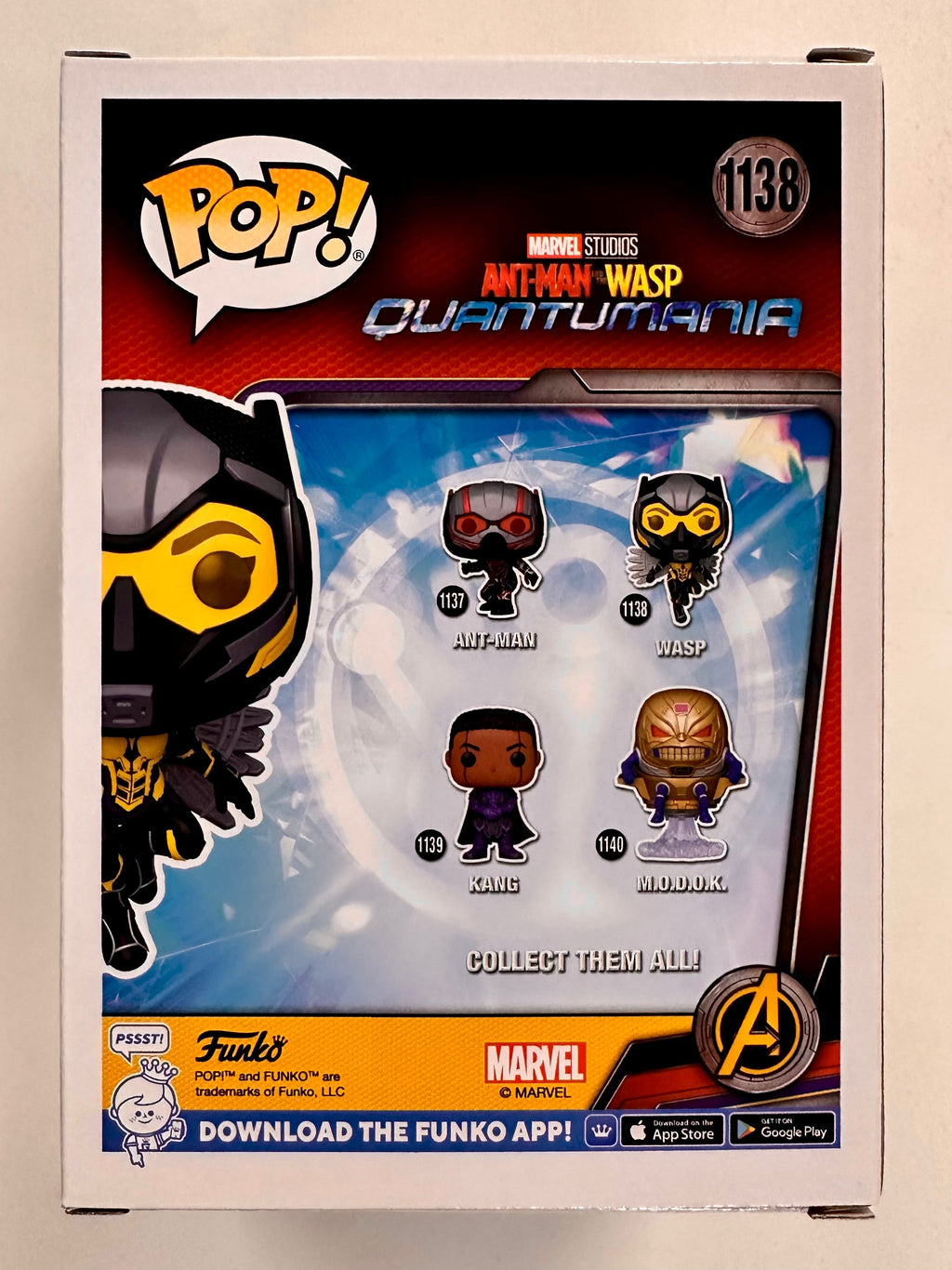 Funko Pop! Marvel Wasp #1138 Ant-Man & The Wasp 2022 Quantumania Hope Van Dyne