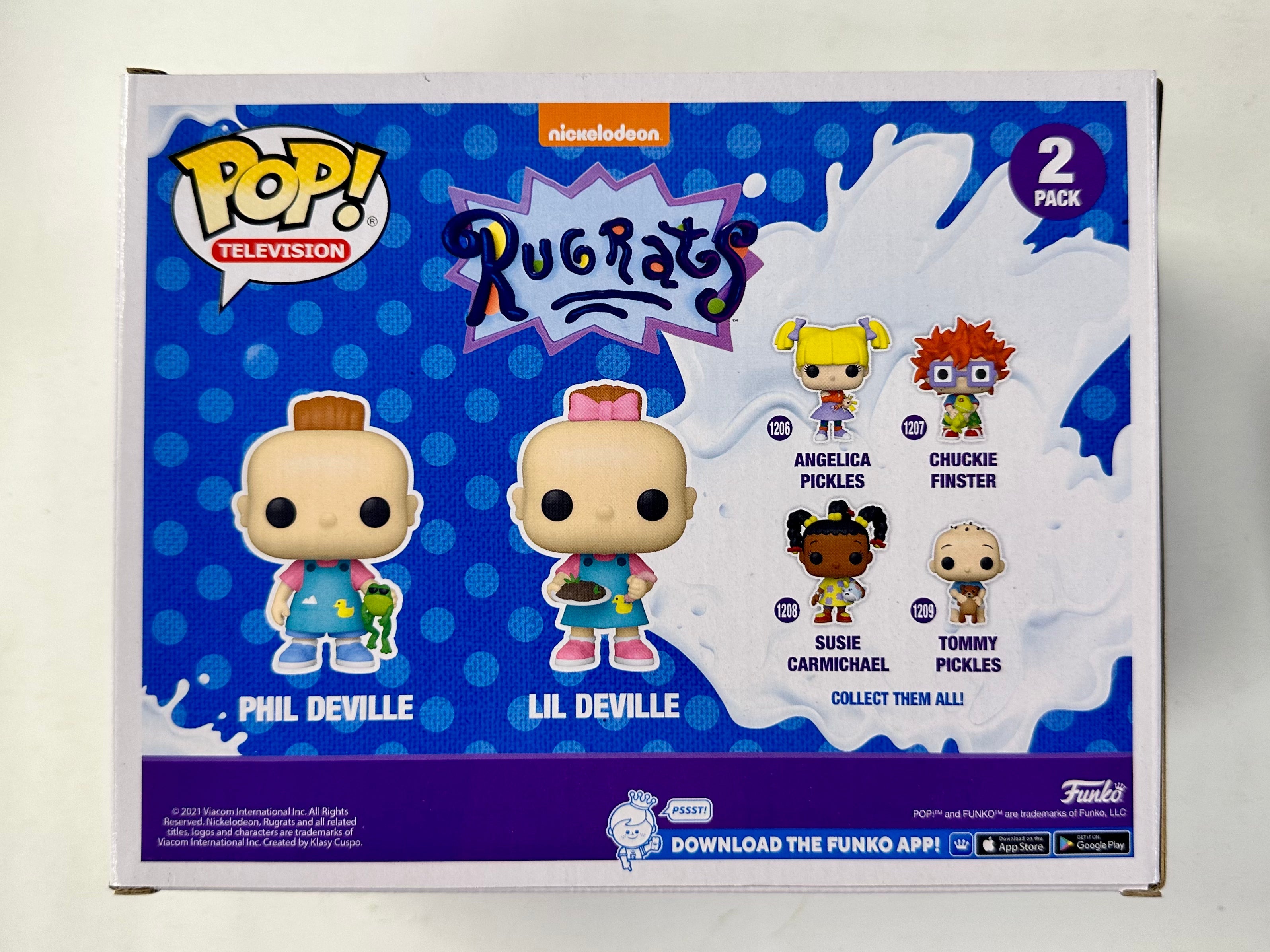 Funko Pop! Television Phil & Lil Deviille 2-Pack Rugrats 2022 Amazon Exclusive