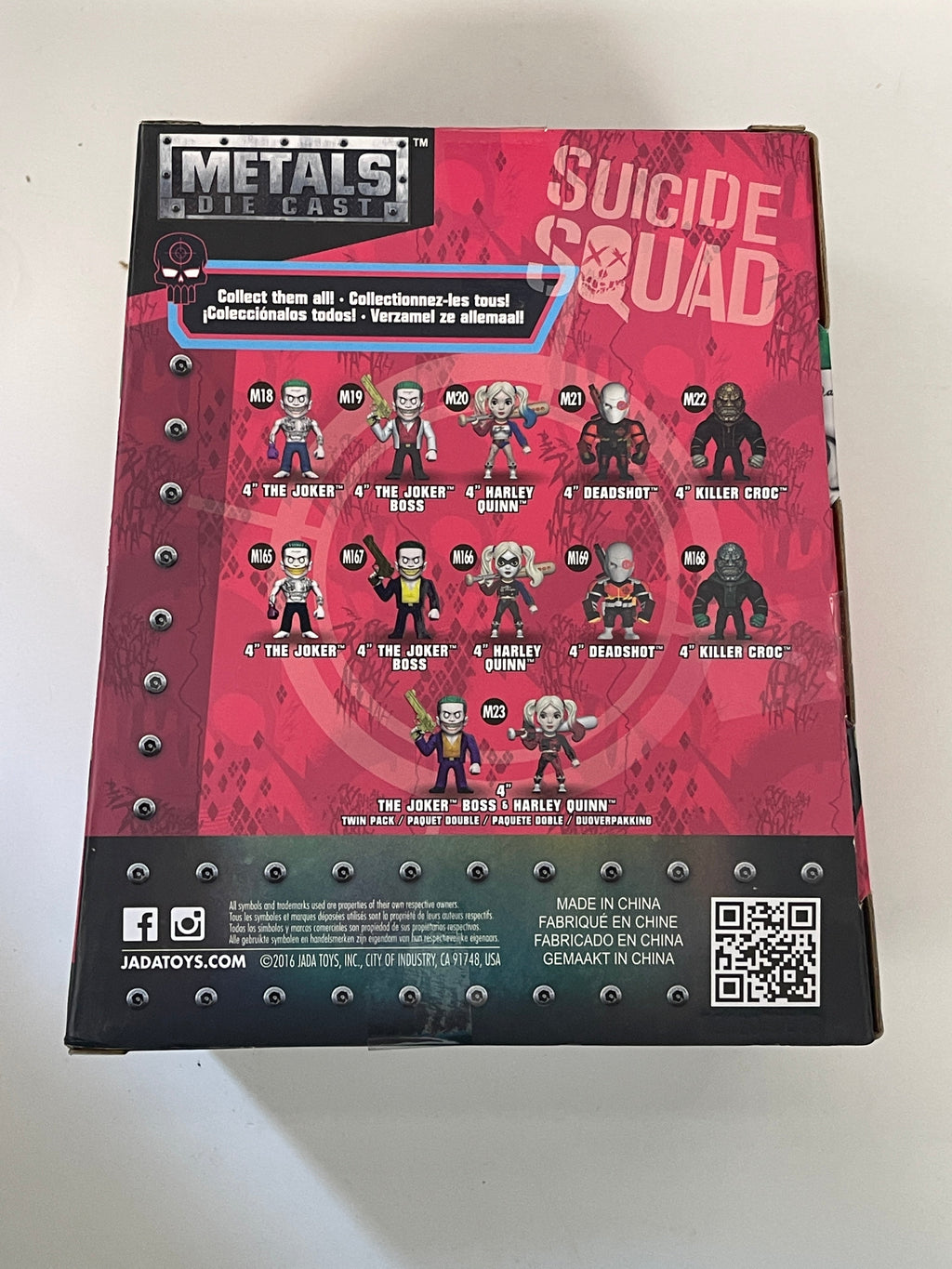 Suicide Squad Diecast The Joker Boss Jada Metals Figure Batman DC Comics M19