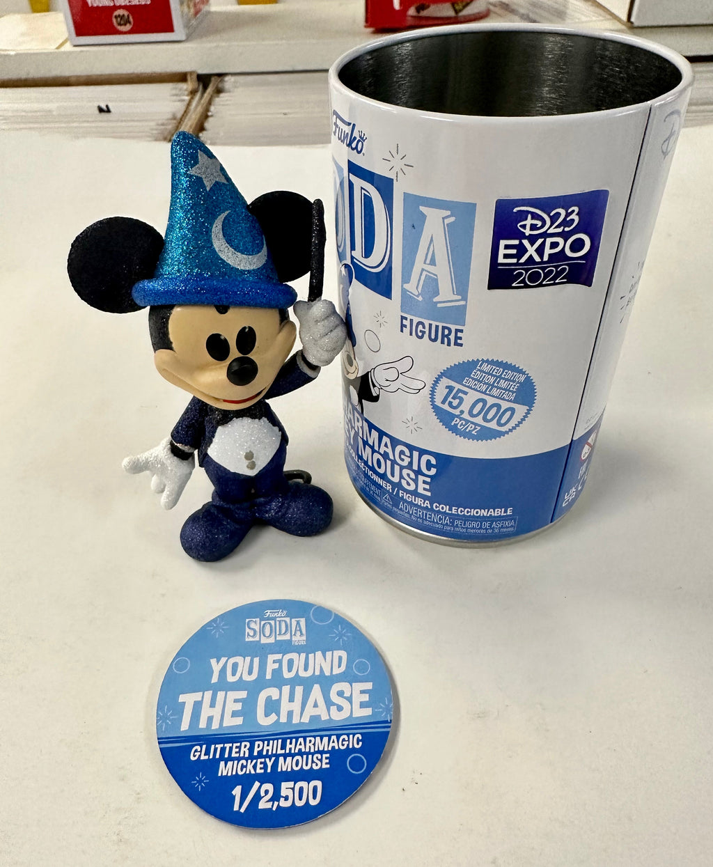 Funko Soda Philharmagic Mickey Diamond Chase 1:2500 D23 Expo 2022 Con Exclusive