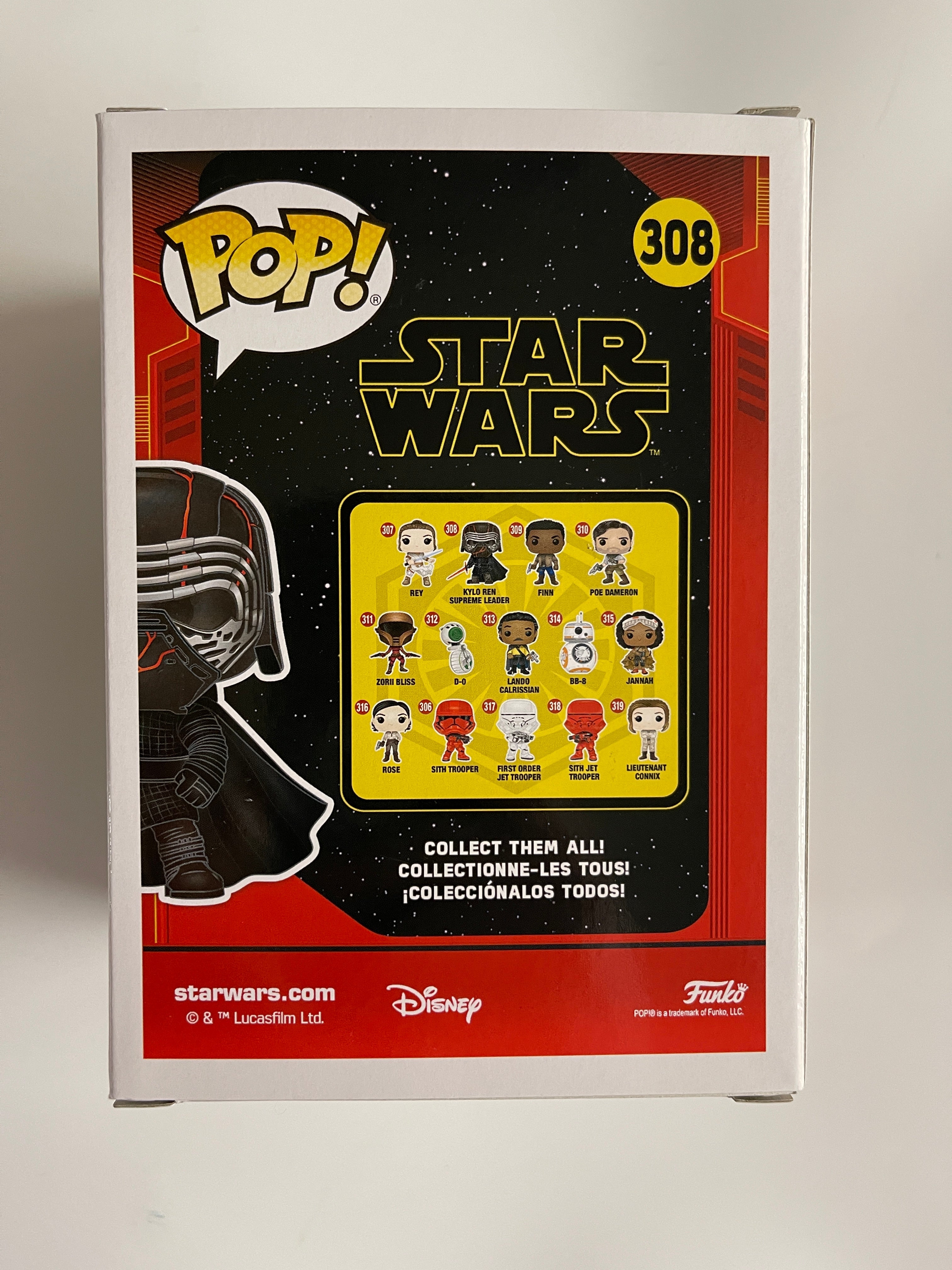 Funko Pop! Star Wars Kylo Ren (Supreme Leader) #308 Ben Solo 2019