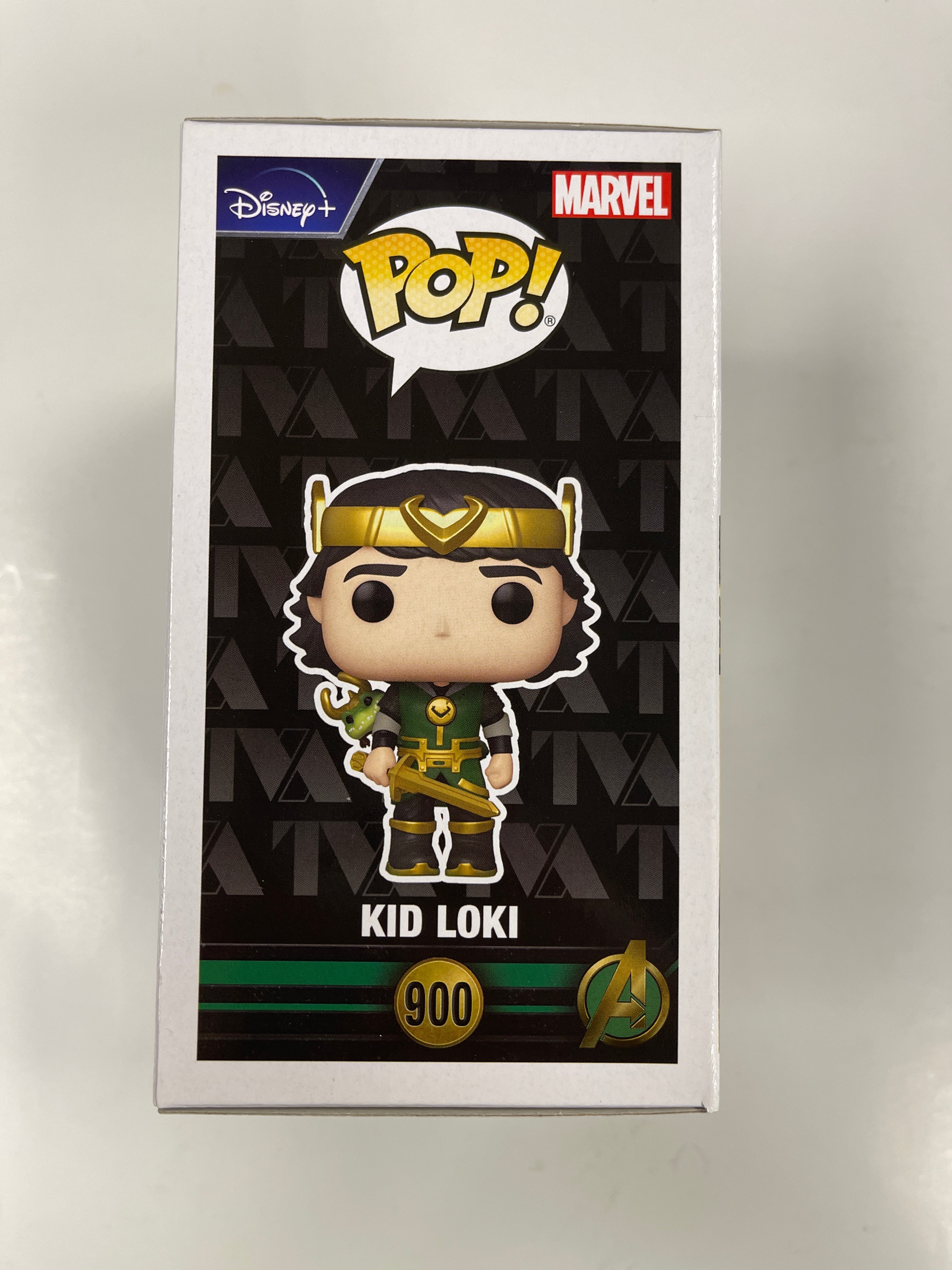 Funko Pop! Marvel Metallic Kid Loki W/ Alligator Loki #900 FS Exclusive No Sticker