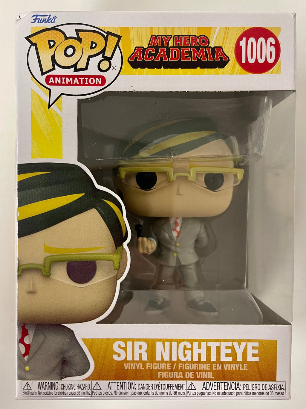 Funko Pop! Animation Sir Nighteye #1006 My Hero Academia MHA 2021 Box Ding