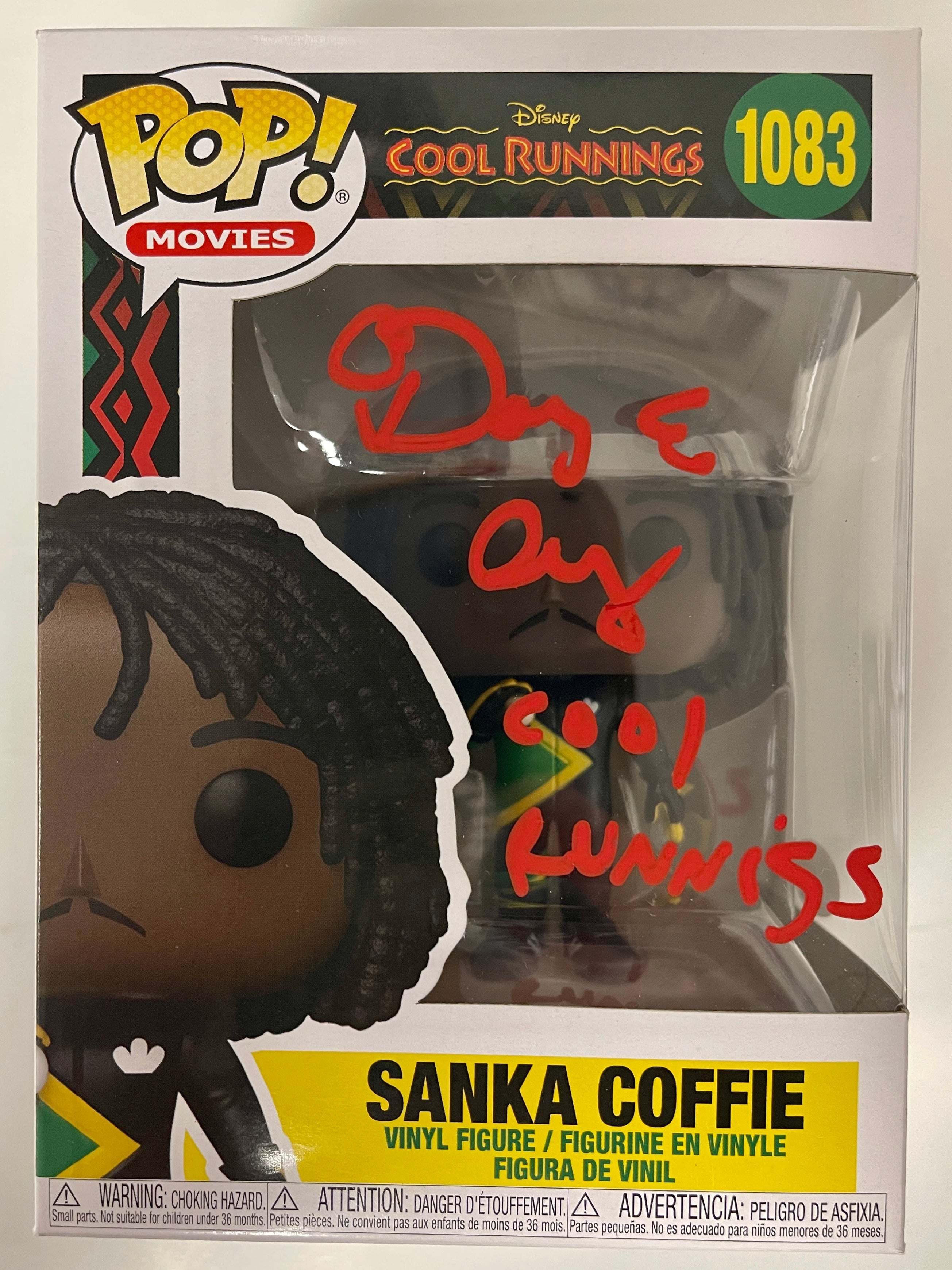 doug-e-doug-signed-disney-cool-runnings-sanka-funko-pop-1083-with-jsa-coa
