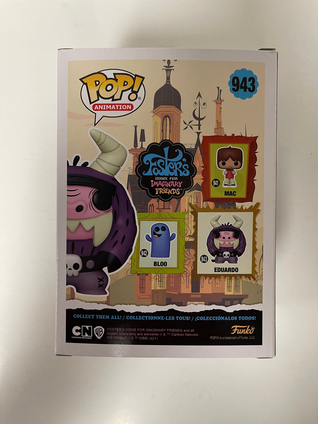Funko Pop! Animation Eduardo #943 Fosters Home For Imaginary Friends 2021