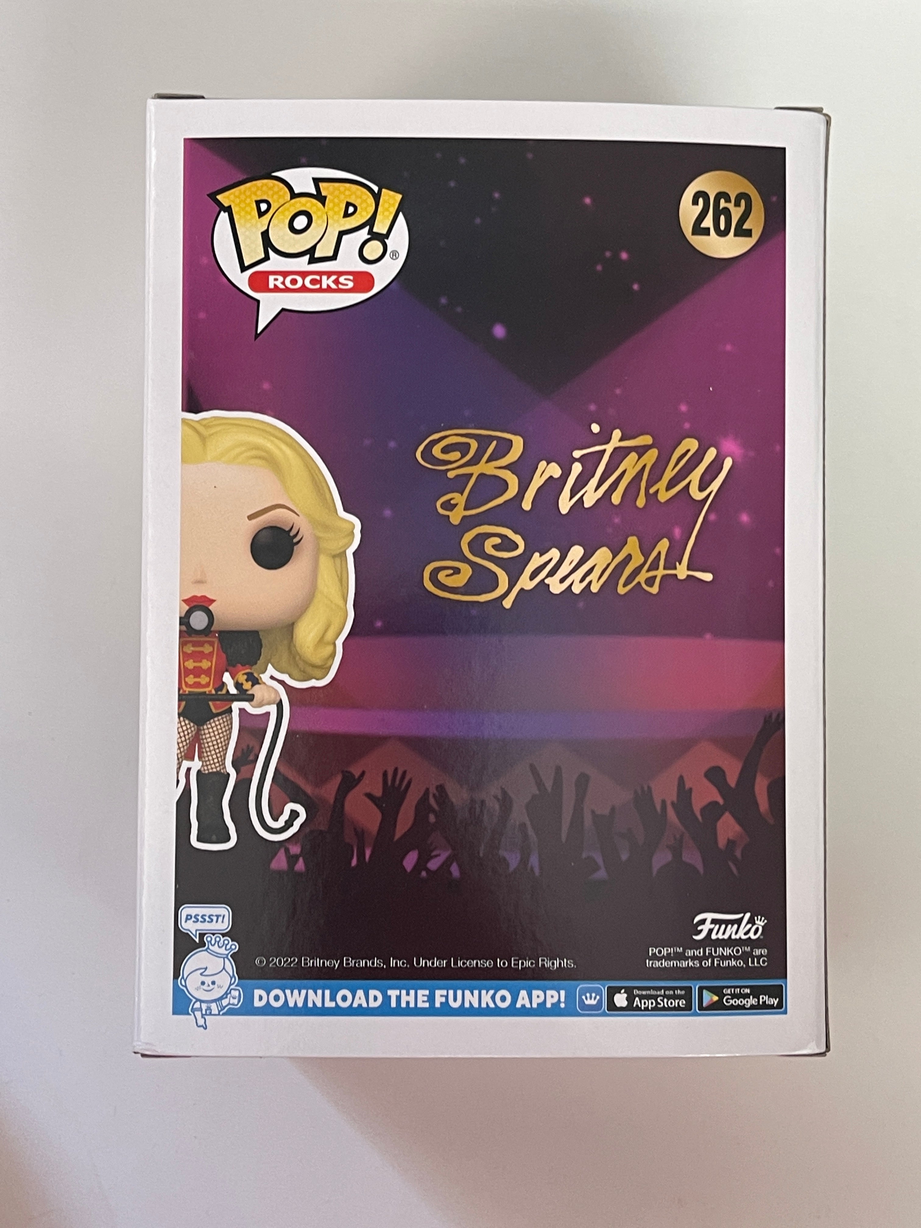 Funko Pop! Rocks Britney Spears With Whip #262 Circus Music Video 2022