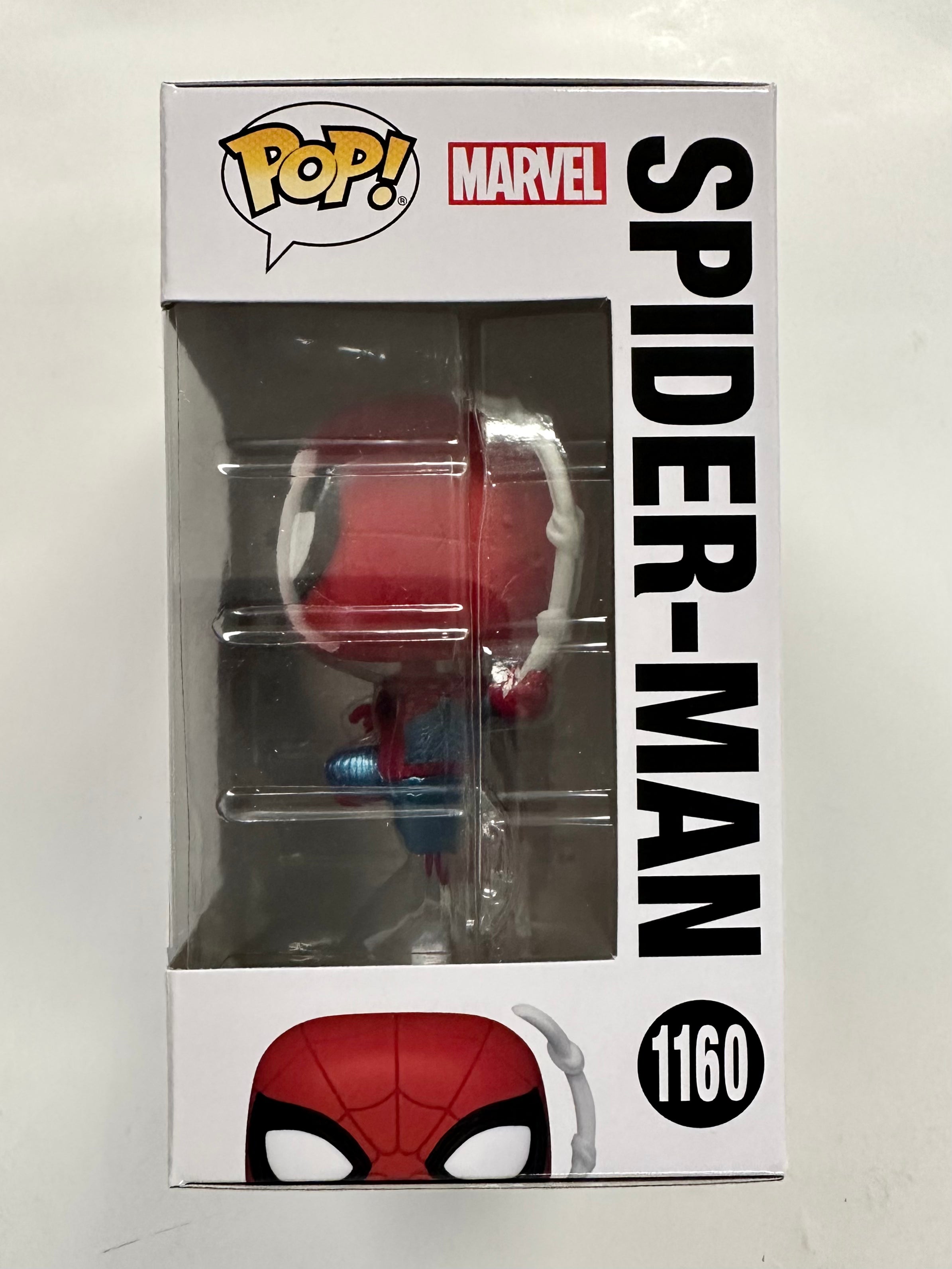 Funko Pop Marvel Metallic Spider-Man Swinging Finale Suit #1160 No Way Home 2023