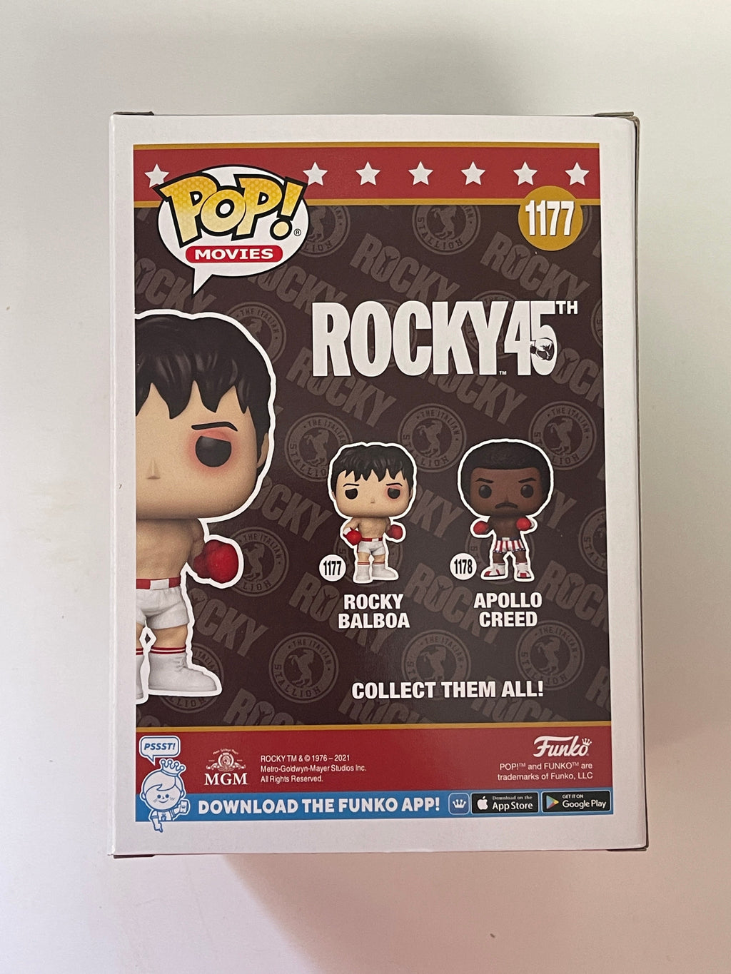 Funko Pop! Movies Rocky Balboa #1177 Rocky 45th Anniversary 2021