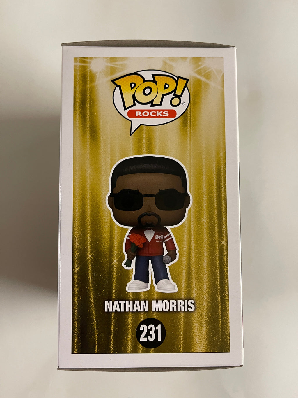 Funko Pop Rocks Nathan Morris #231 Boys II Men 90s Boy R&B Soul Band Bended Knee