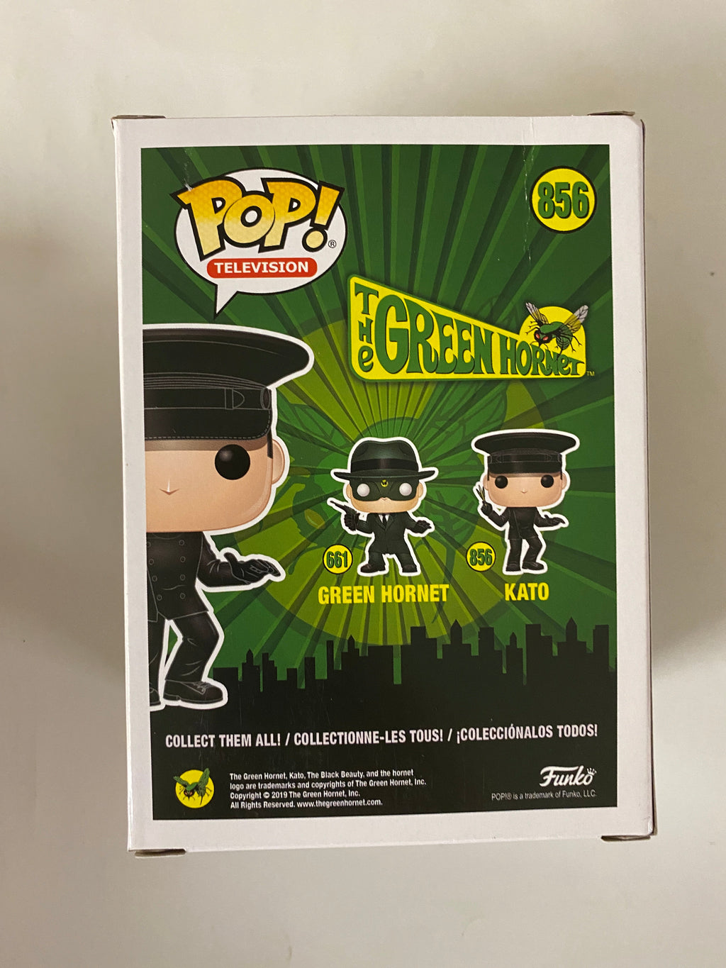 Funko Pop! Television Kato #856 Green Hornet SDCC 2019 Toy Tokyo Vaulted Exclusive