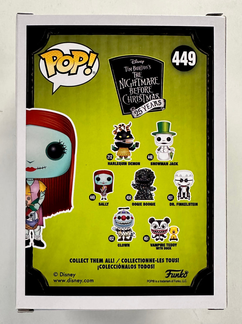 Funko Pop! Disney Sally The Rag Doll with Basket #449 Nightmare Before Christmas 2018