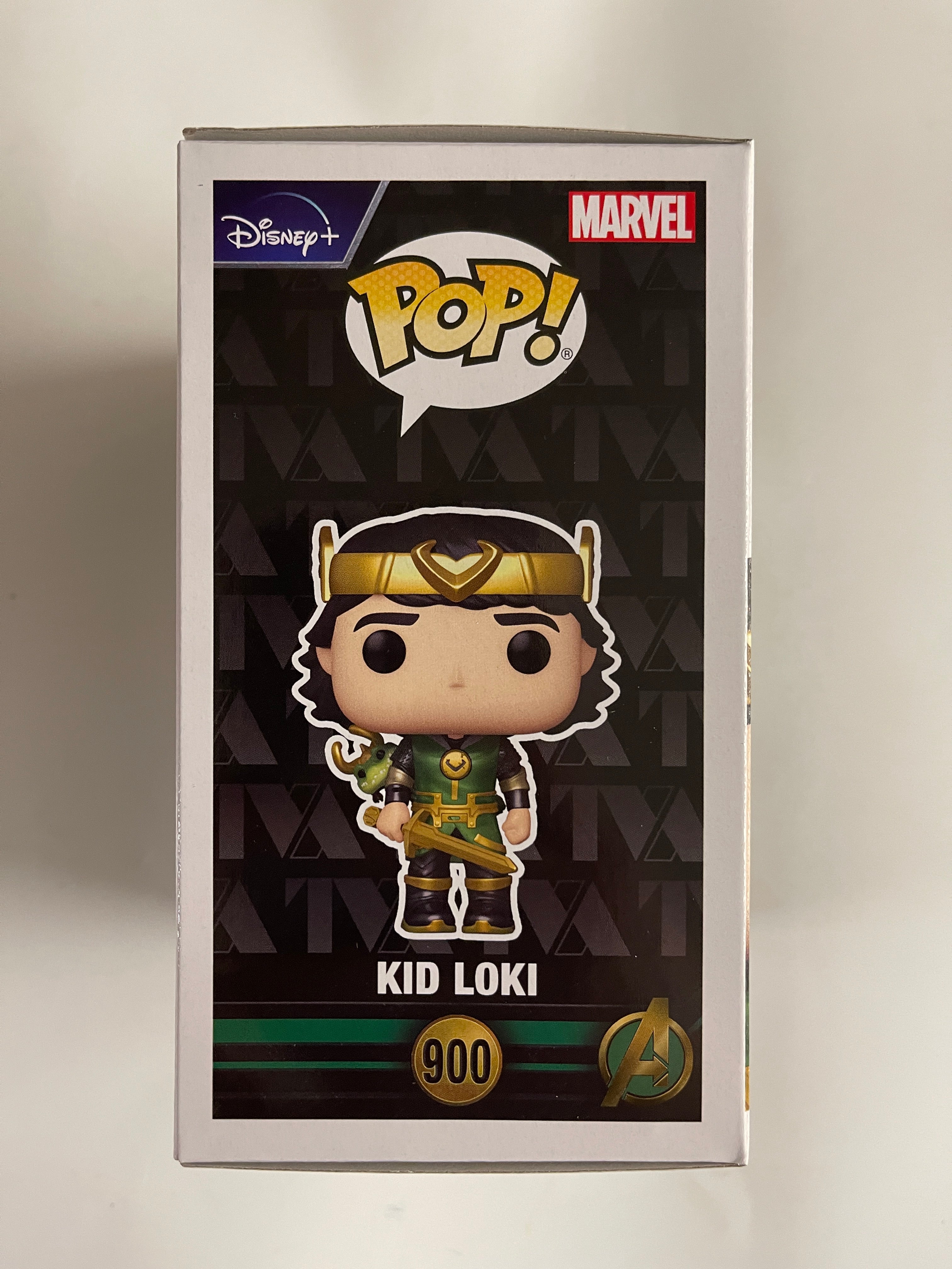 Funko Pop! Marvel Metallic Kid Loki W/ Alligator Loki #900 Funko Shop Exclusive