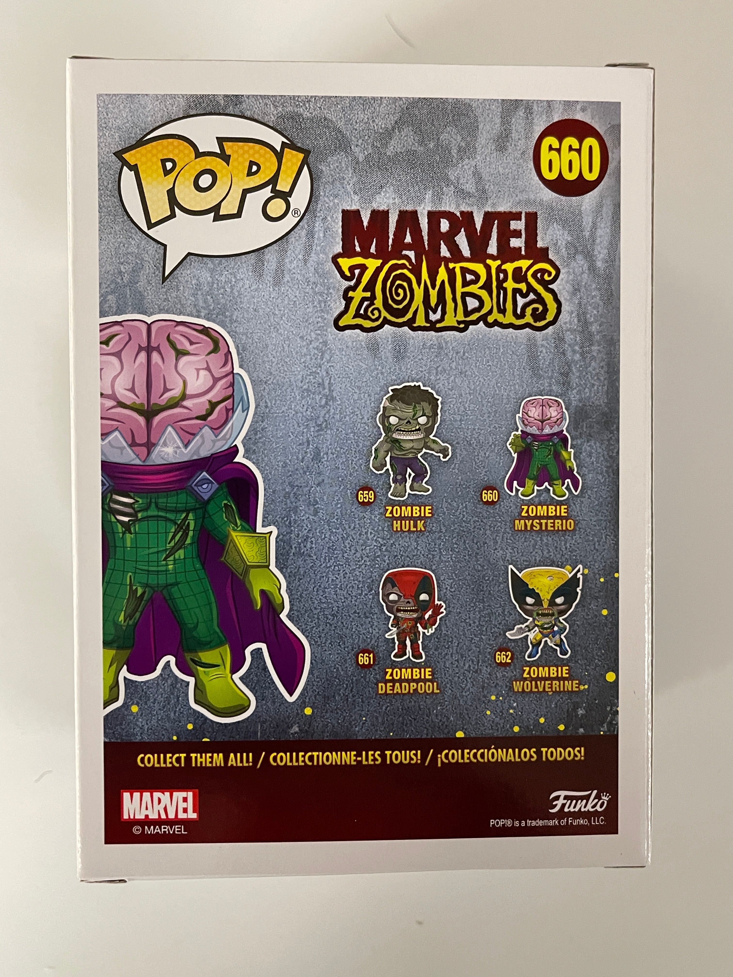 Funko Pop! Marvel Zombie Mysterio #660 Glow In The Dark Walmart 2020 Exclusive