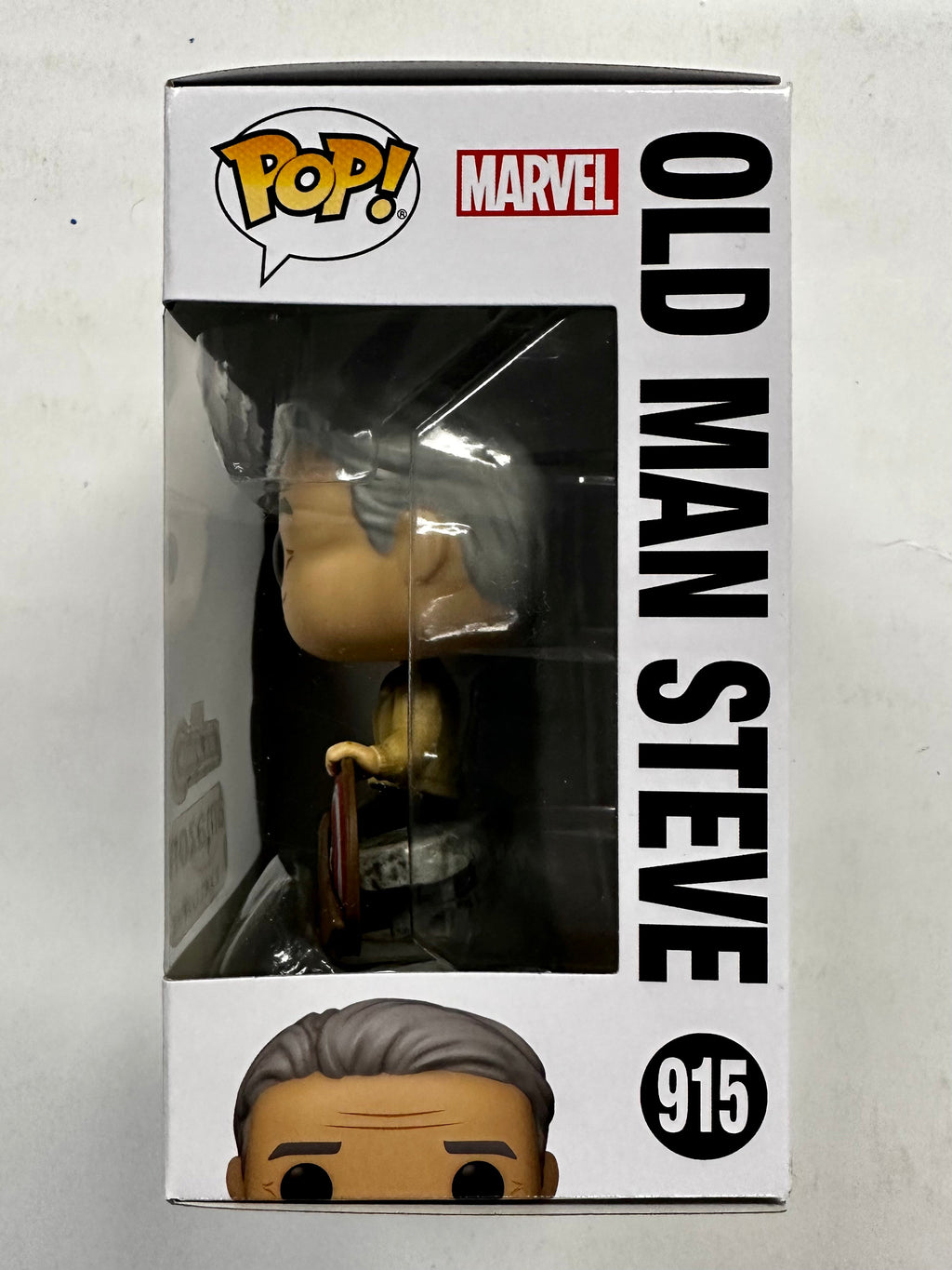 Funko Pop! Marvel Old Man Steve On Bench #915 Avengers Endgame 2021 Exclusive