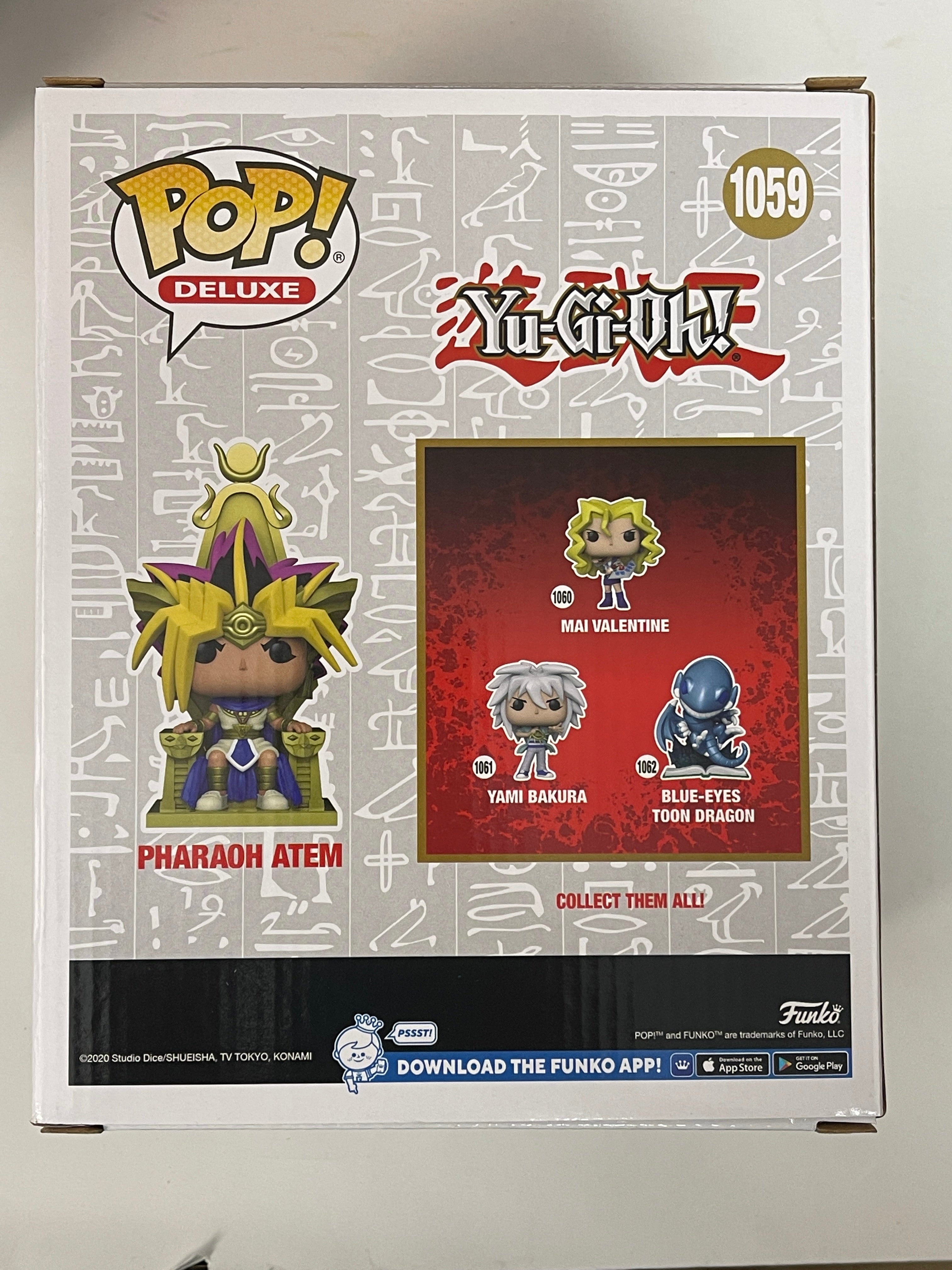 Funko Pop! Animation Pharaoh Atem On Throne #1059 Yu-Gi-Oh! 25 Anniversary 2021