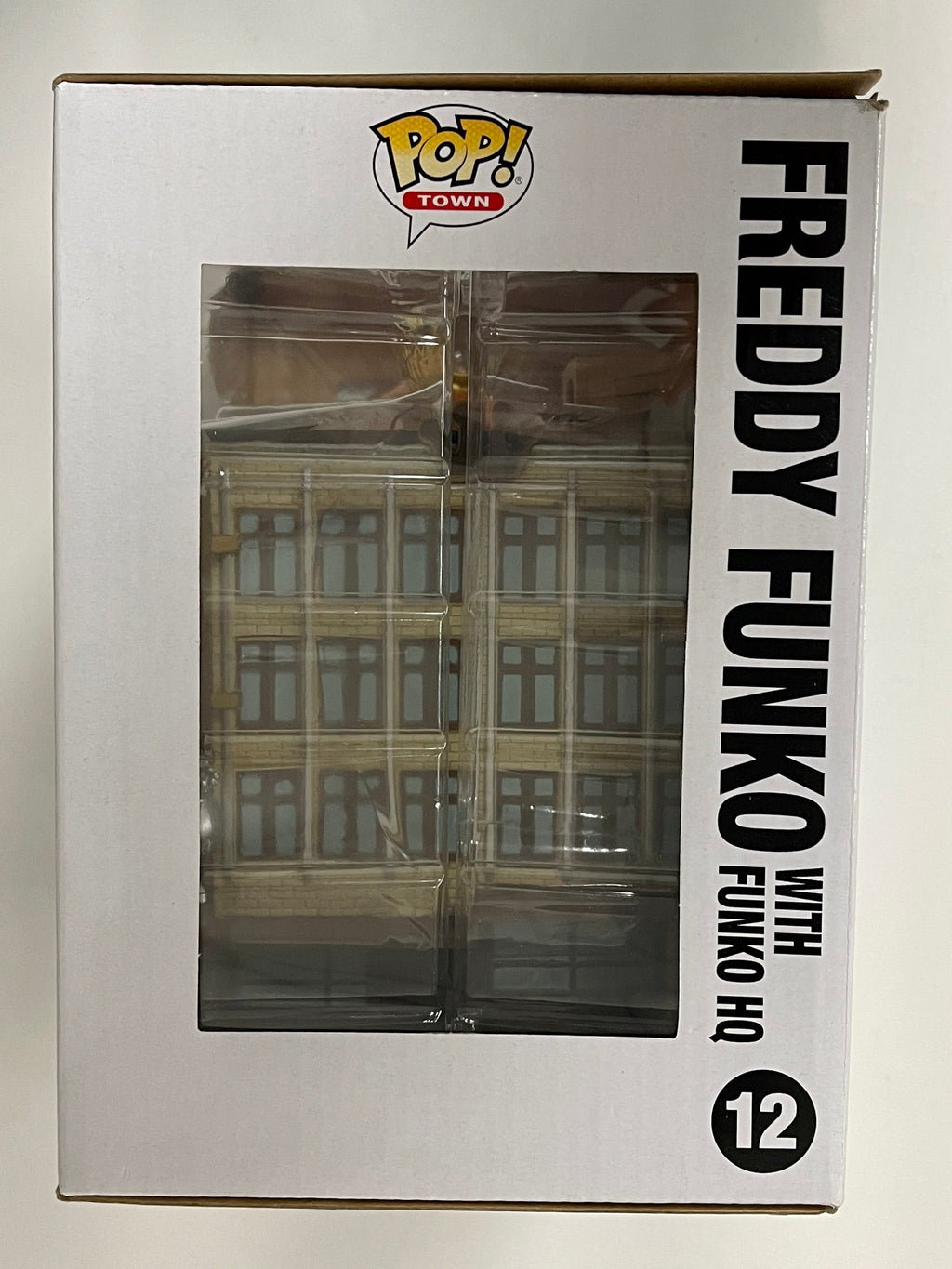 Funko Pop! Town Freddy Funko with Headquarters HQ #12 ECCC 2020 Spring Con Exclusive Box Dmg