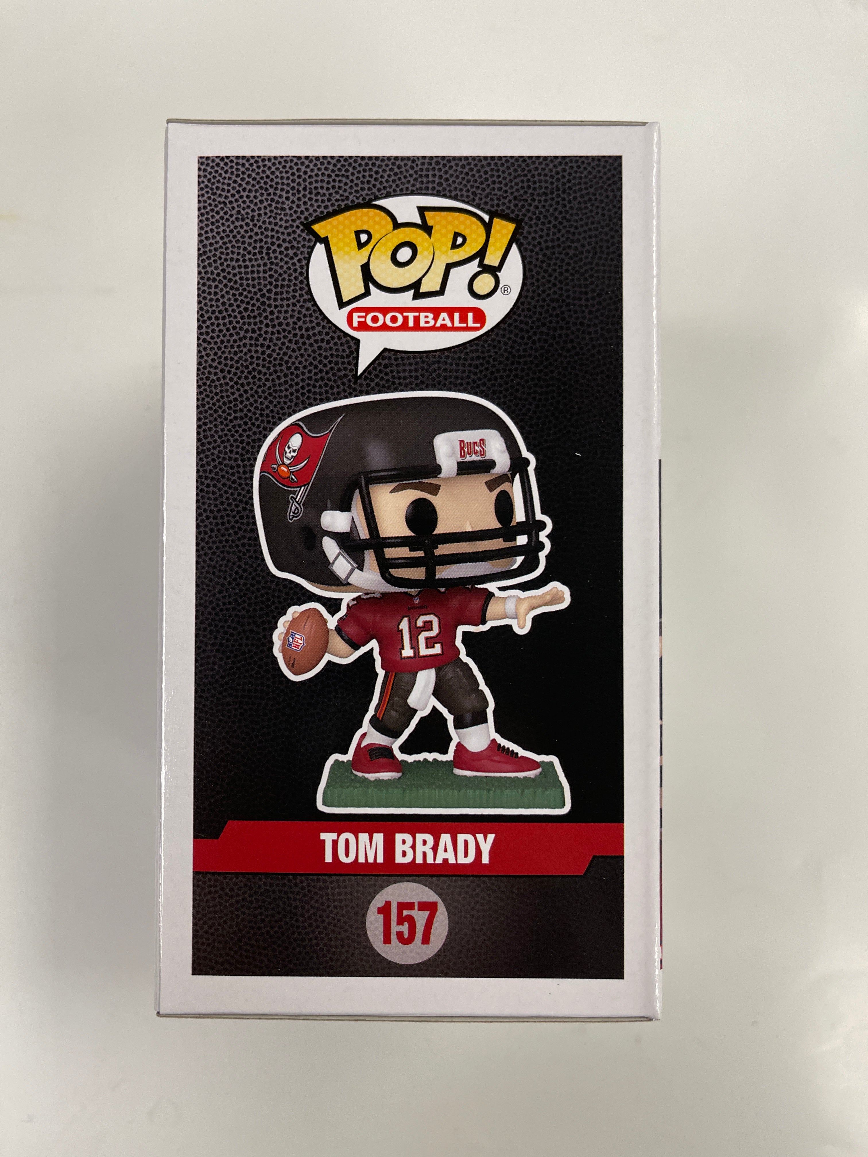 Funko Pop! Football Tom Brady #157 NFL Tampa Bay Buccaneers QB Quarterback GOAT