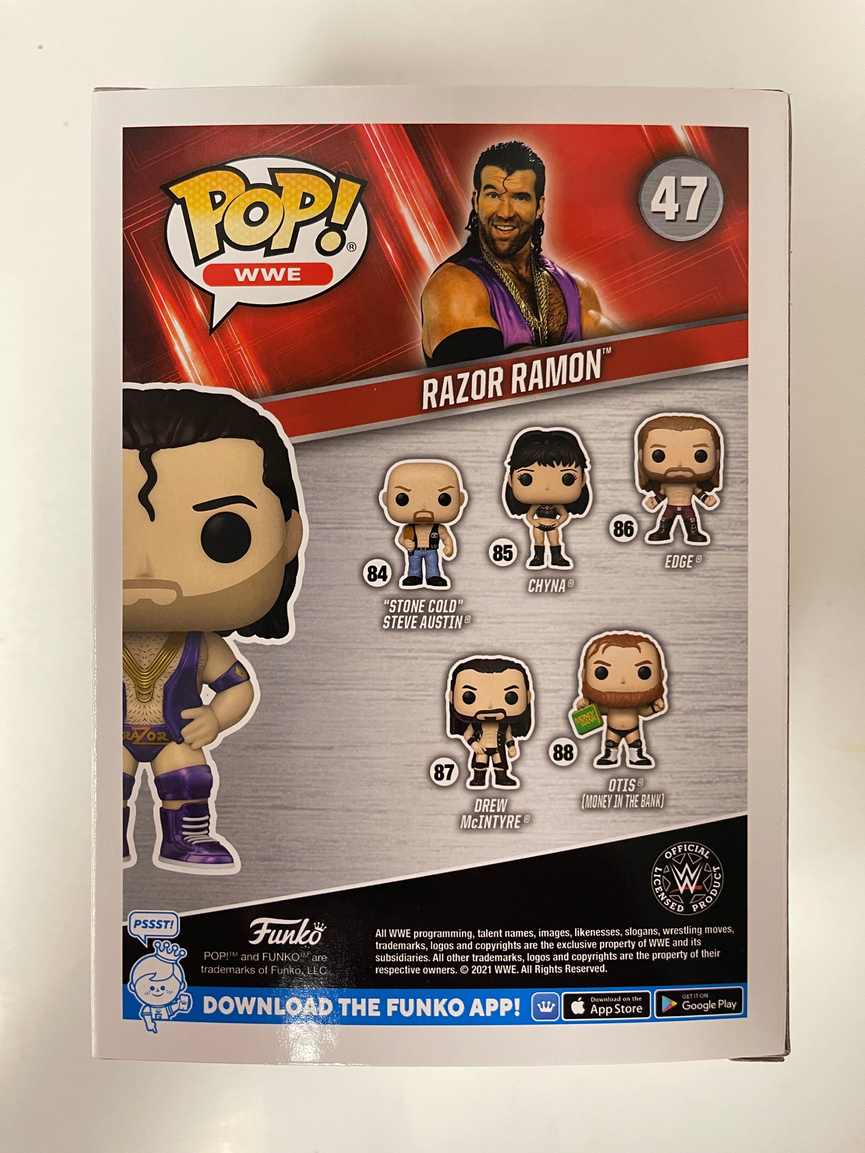 Funko Pop! WWE Metallic Razor Ramon #47 Scott Hall Wrestling GameStop Exclusive