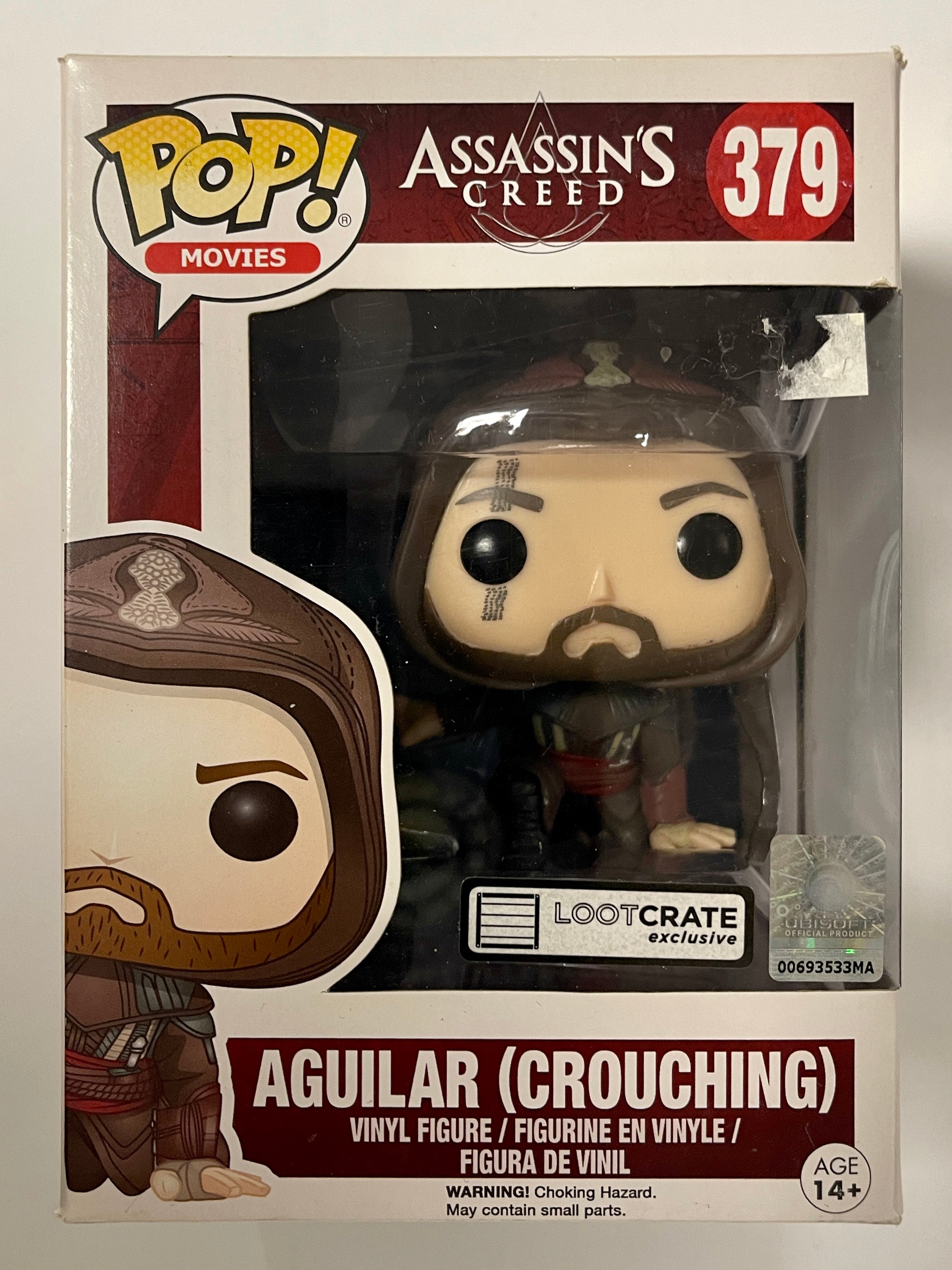 Funko Pop! Movies Aguilar Crouching #379 Assassin’s Creed Lootcrate Exclusive