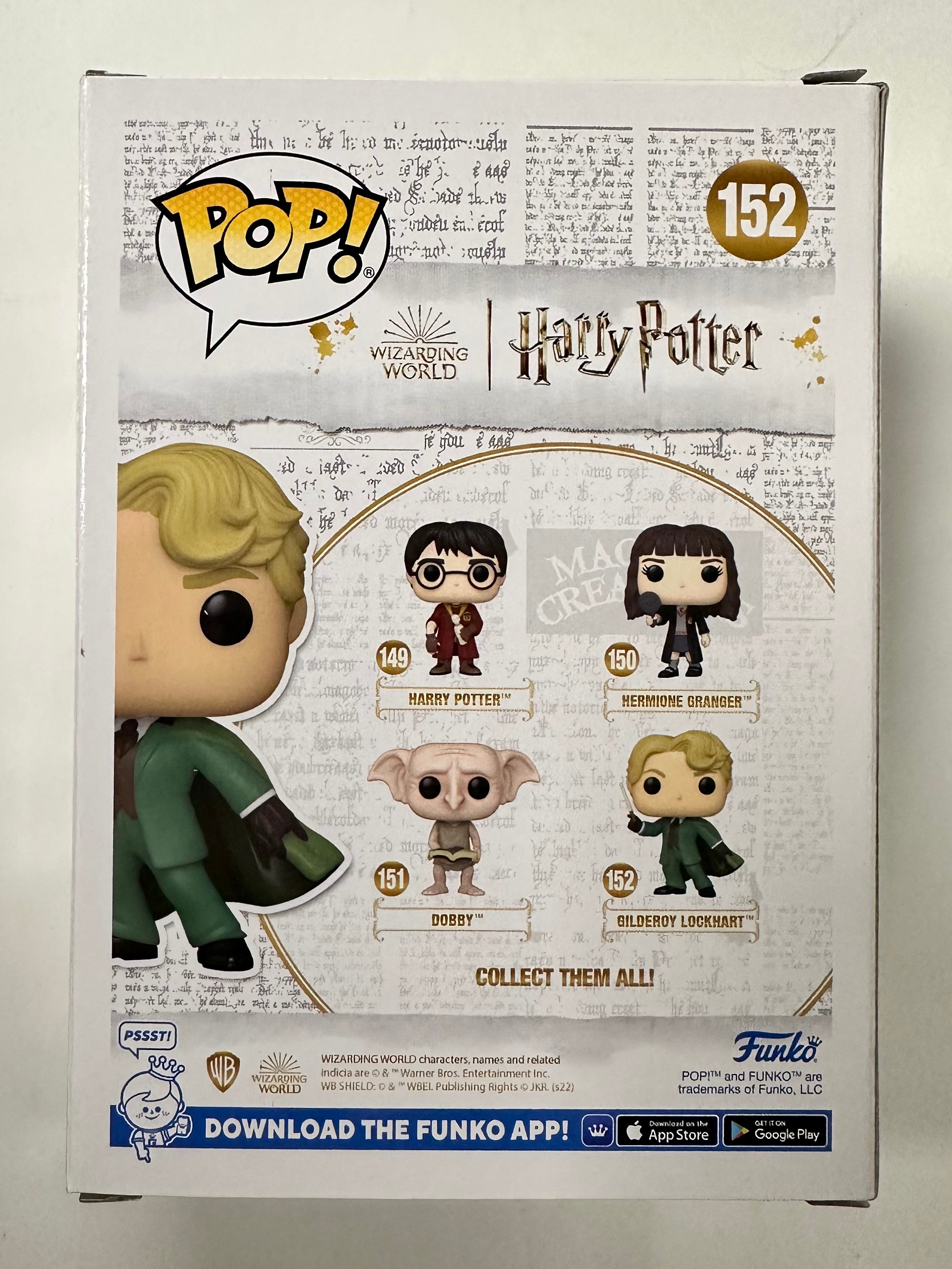 Funko Pop! Movies Gilderoy Lockhart #152 Wizarding World Harry Potter Chamber Of Secrets