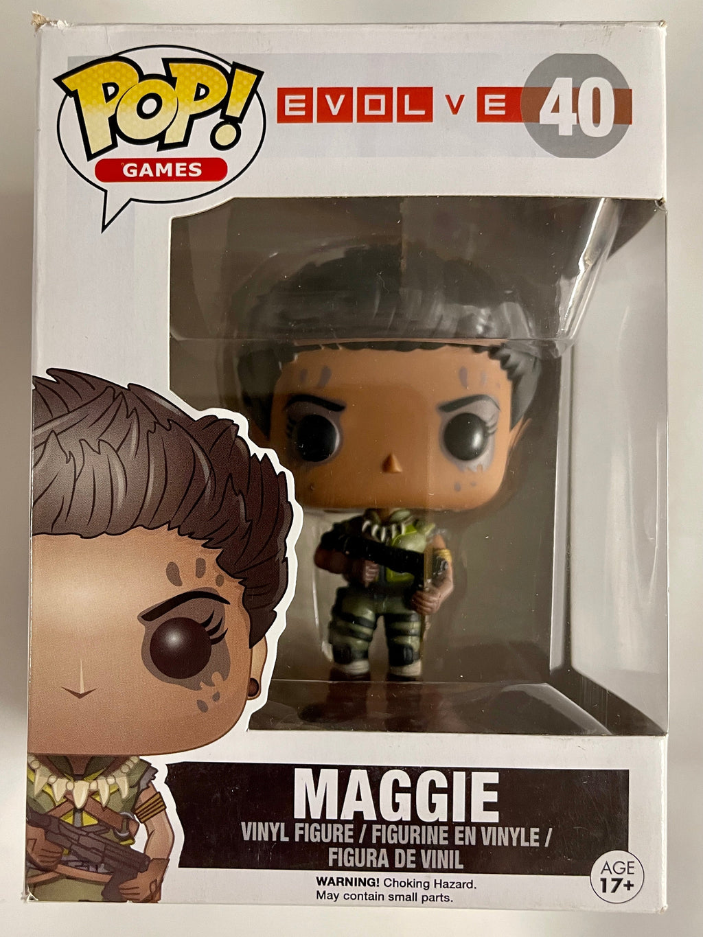 Funko Pop! Games Maggie #40 Evolve 2015 Vaulted