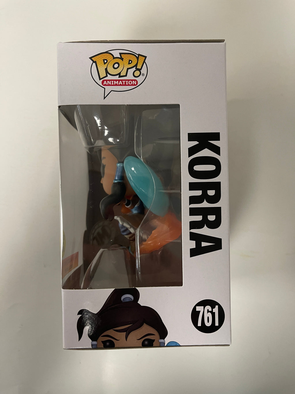 Funko Pop! Animation Metallic Glow Korra #761 Legend Of Korra BW Glow 2022 Exclusive