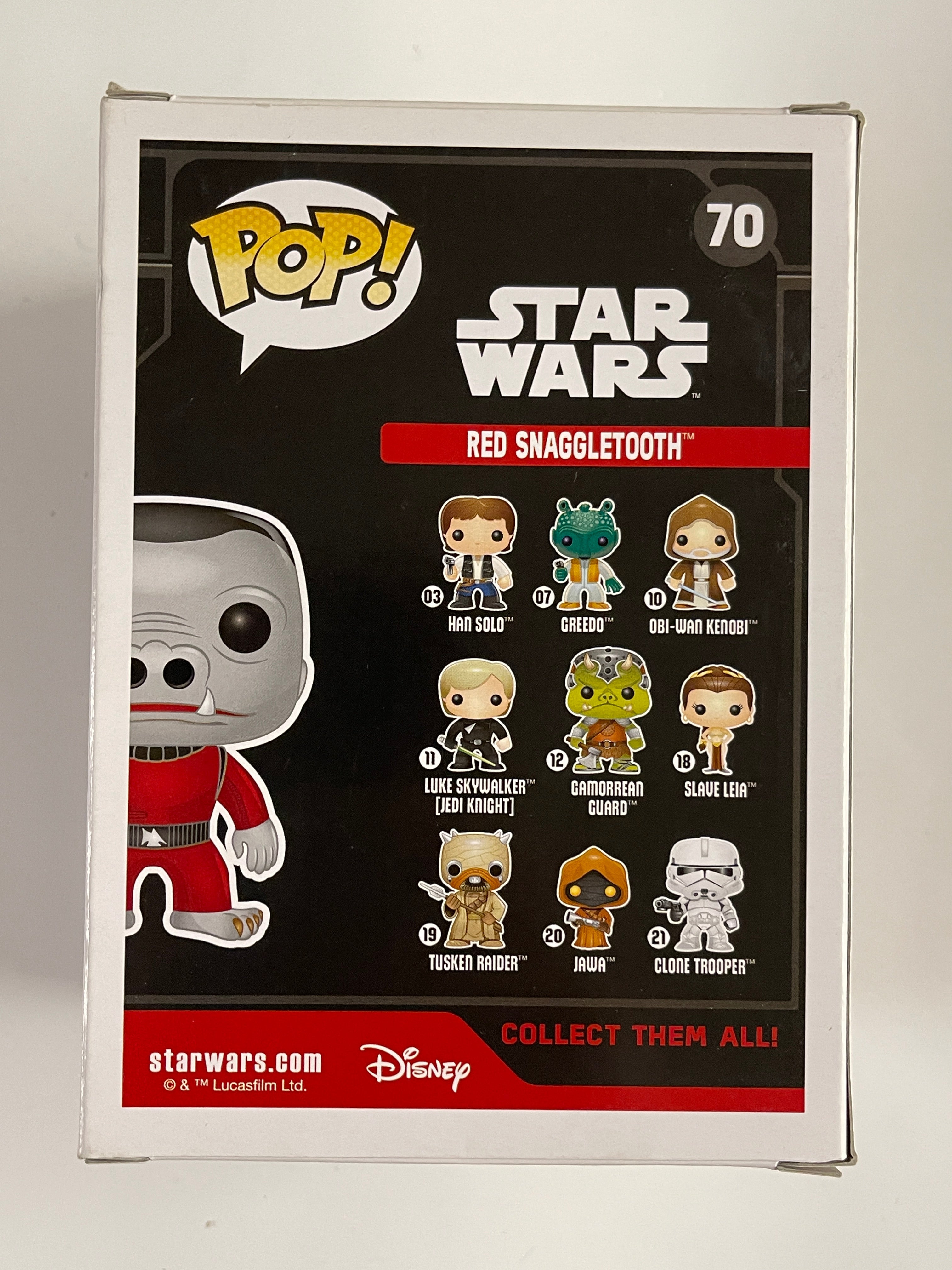 Funko Pop! Star Wars Red Snaggletooth #70 Smugglers Bounty Exclusive