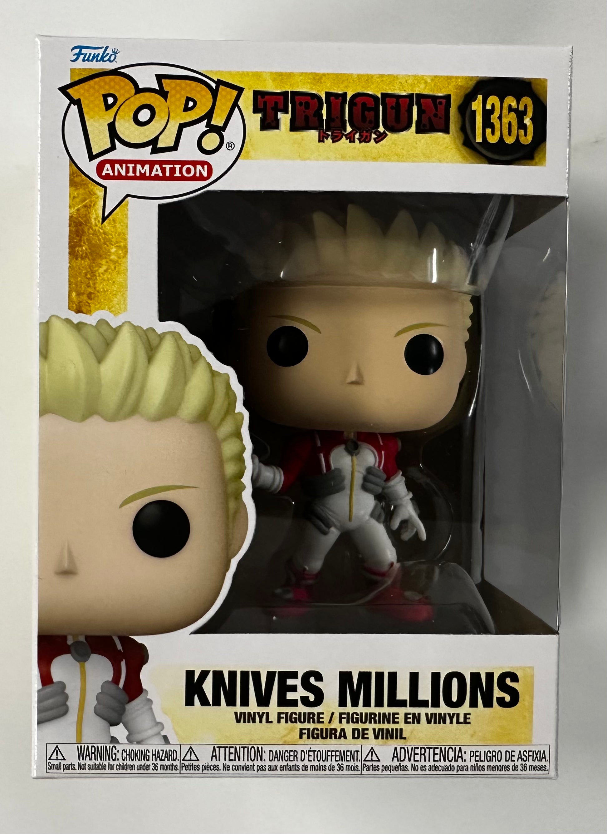 Funko Pop! Animation Knives Millions #1363 Trigun 2023 Vash Twin Brother