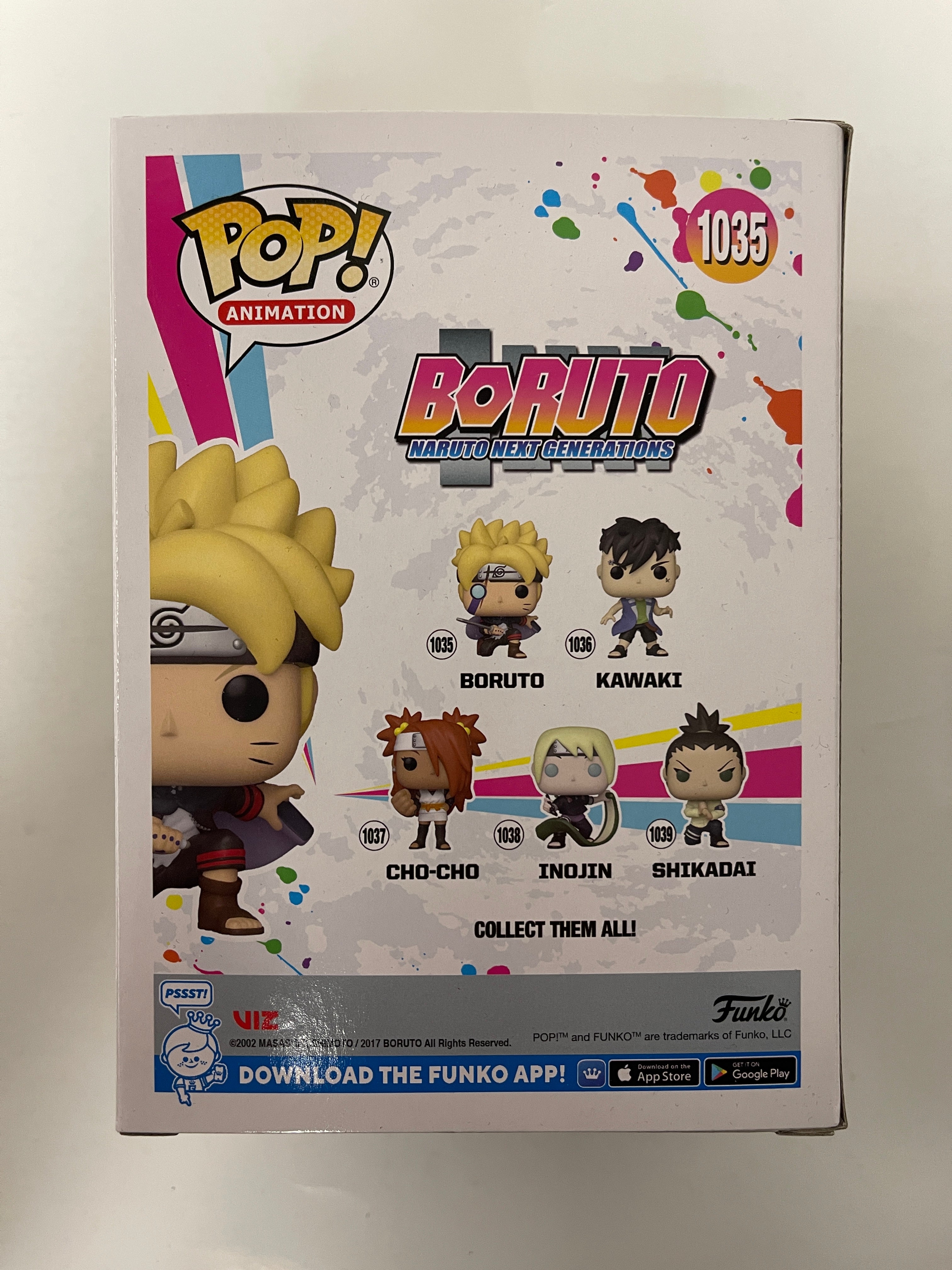 Funko Pop! Animation Boruto #1035 Naruto Next Generation Glow EE Exclusive