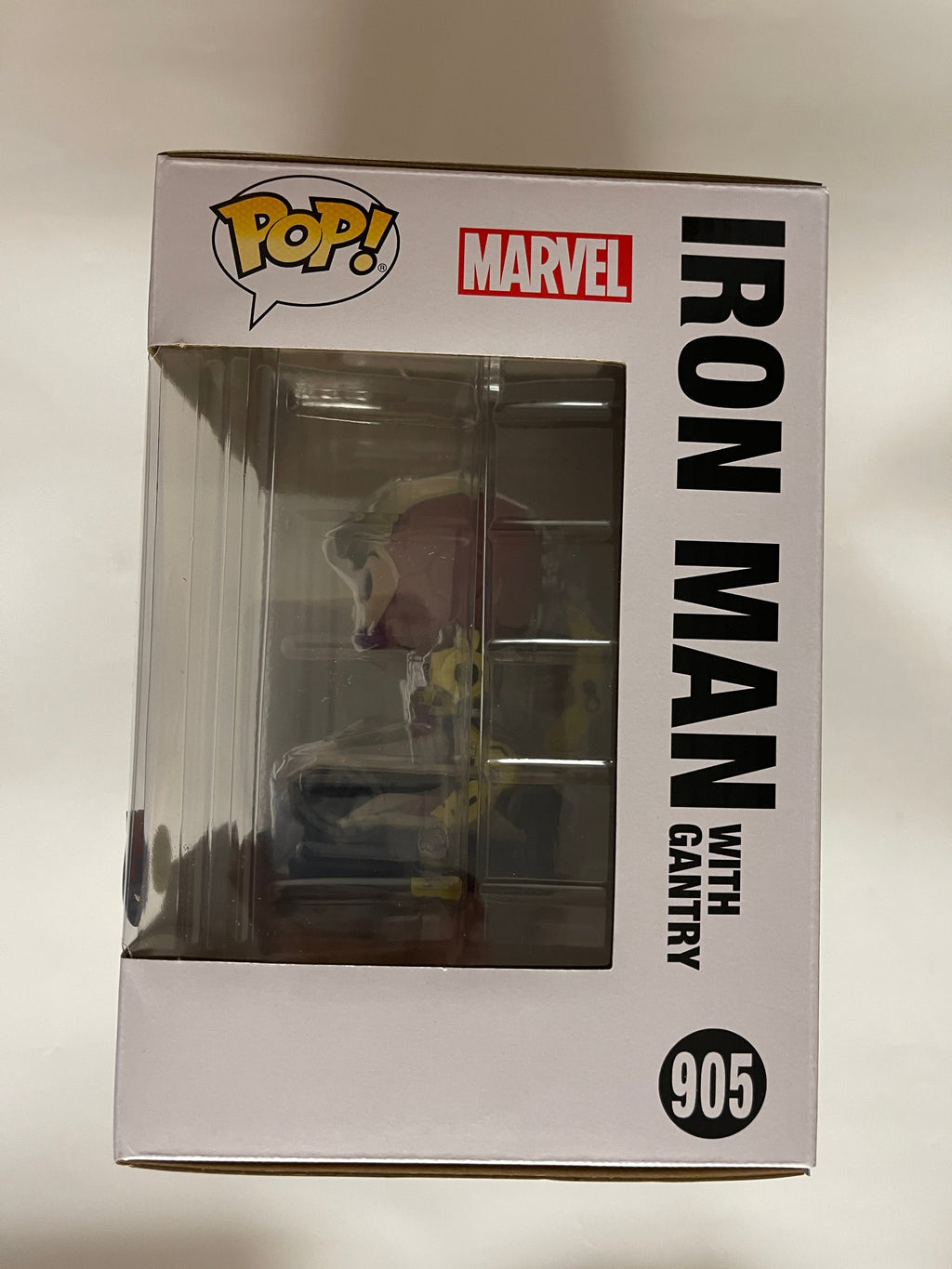 Funko Pop! Deluxe Marvel Iron Man with Gantry #905 GITD PX Previews Exclusive