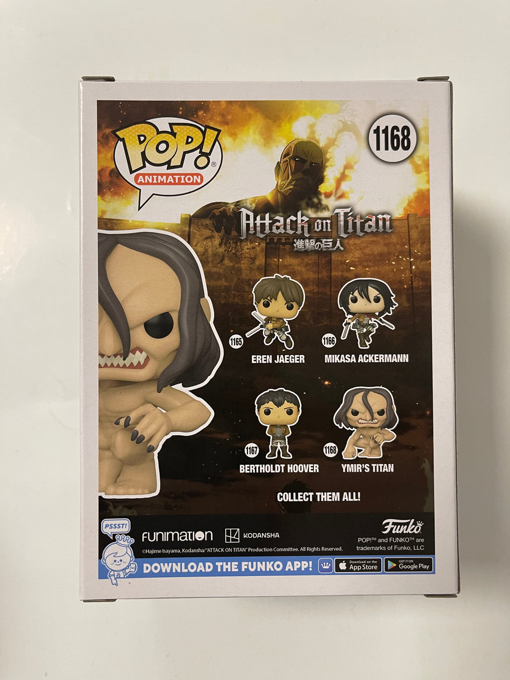 Funko Pop! Animation Ymir’s Titan #1168 Attack On Titan AOT 2022