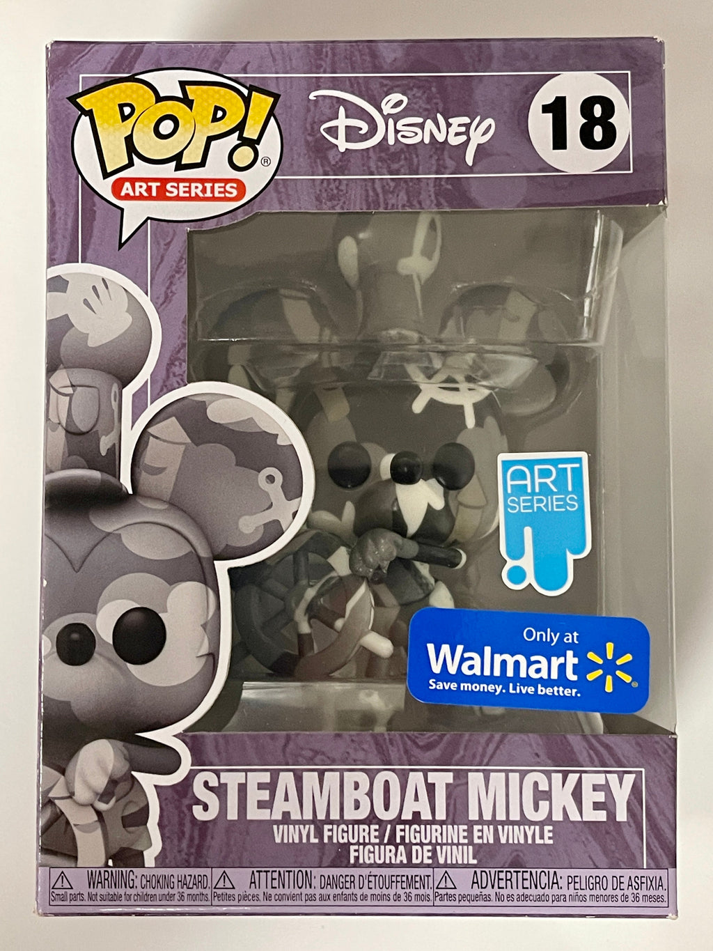 Funko Pop! Disney Steamboat Mickey #18 Art Series Walmart 2021 Exclusive