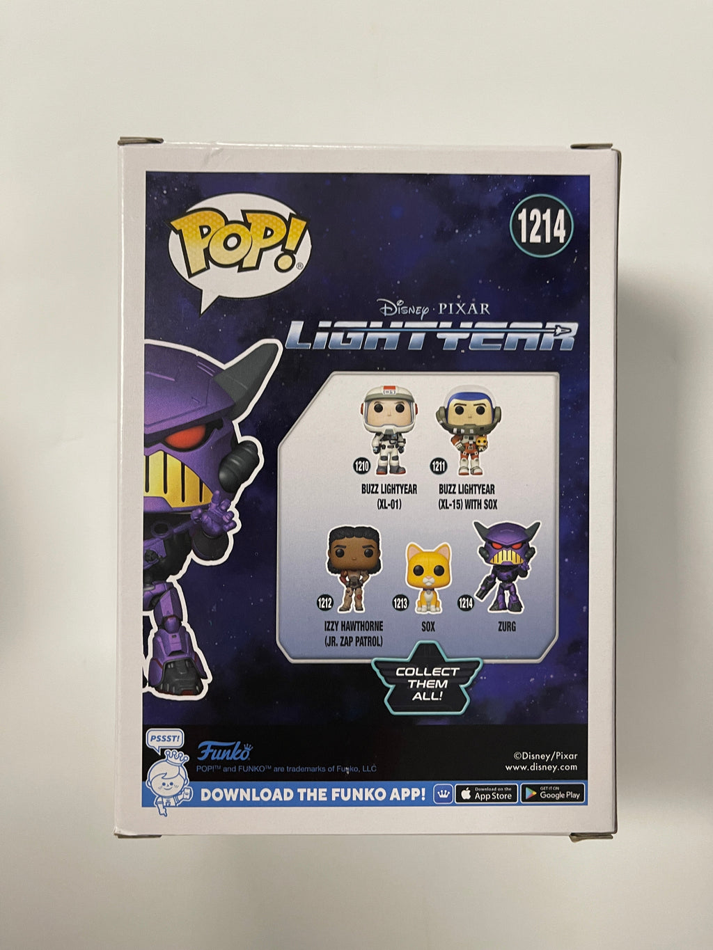 Funko Pop! Disney Zurg #1214 Pixar Lightyear 2022 Villain