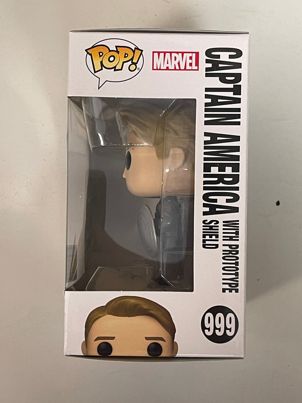Funko Pop! Marvel Captain America With Prototype Shield #999 The First Avenger EE Exclusive 2022