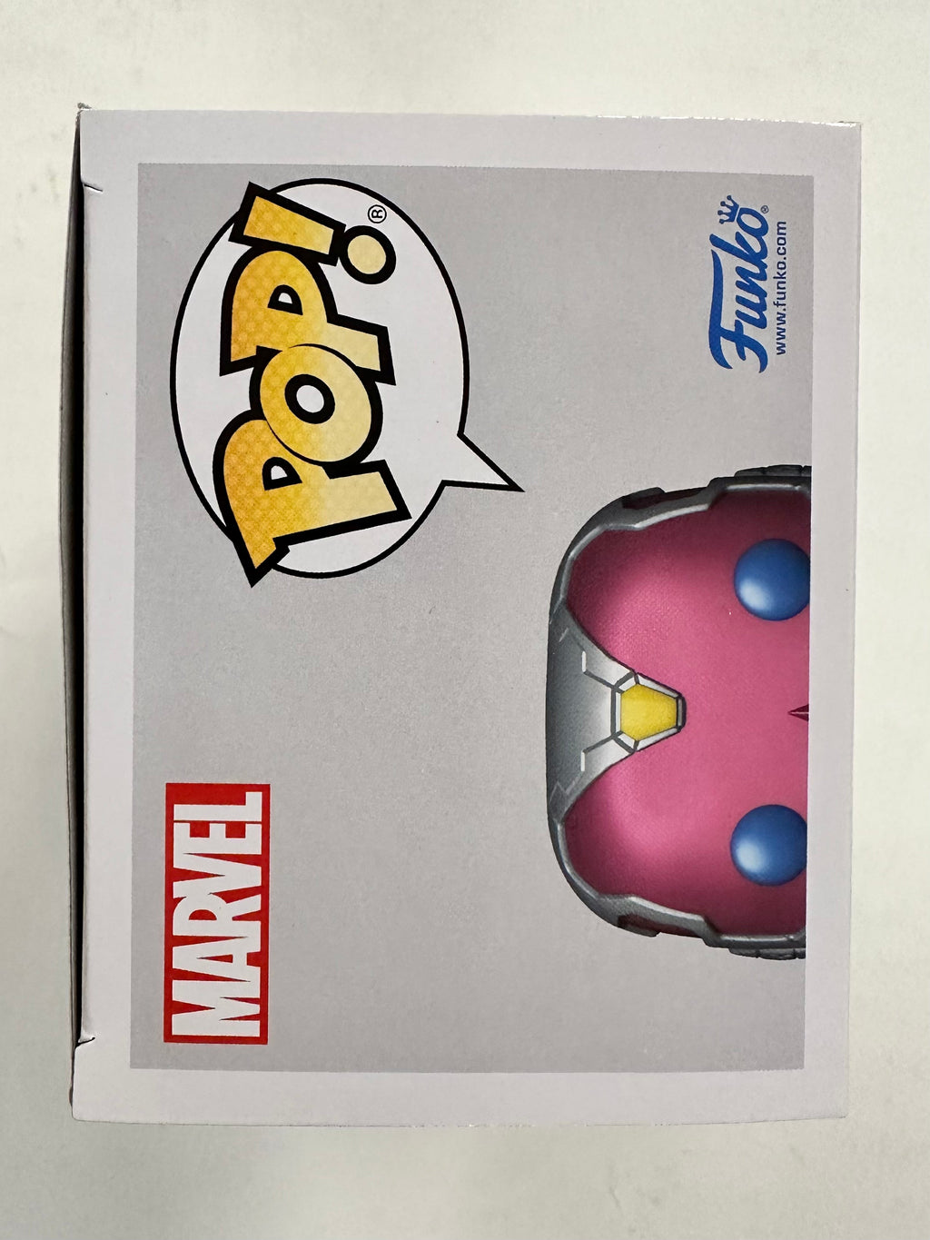 Funko Pop! Marvel Civil War: Vision #1143 Captain America Build A Scene 2023 Exclusive