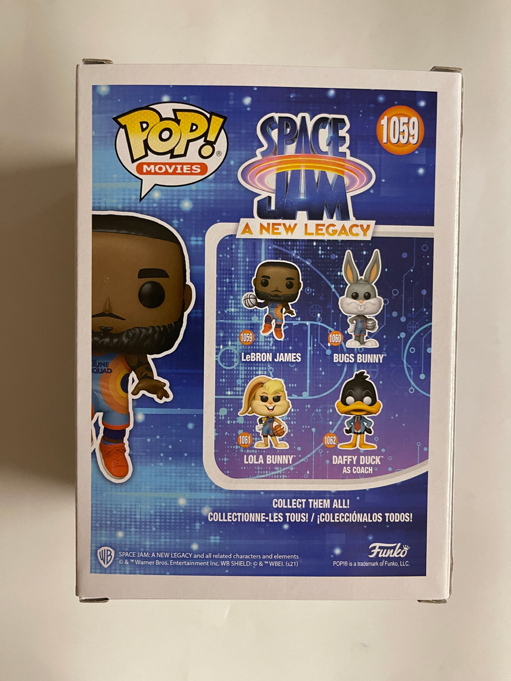 Funko Pop! Movies Lebron James #1059 Space Jam A New Legacy Looney Tunes