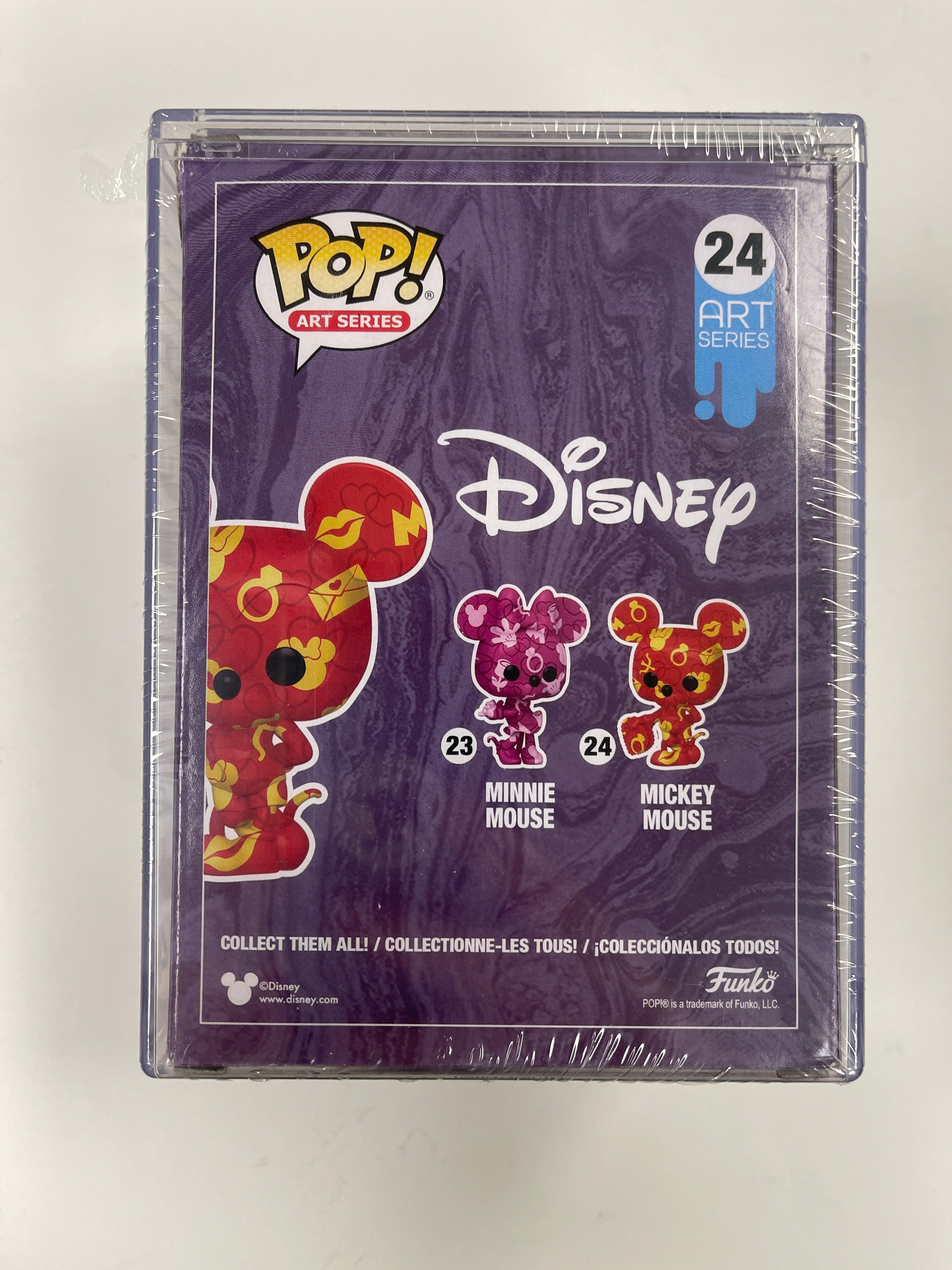 Funko Pop! Disney Minnie Mouse #24 Art Series Amazon Exclusive W/ Hard Protector