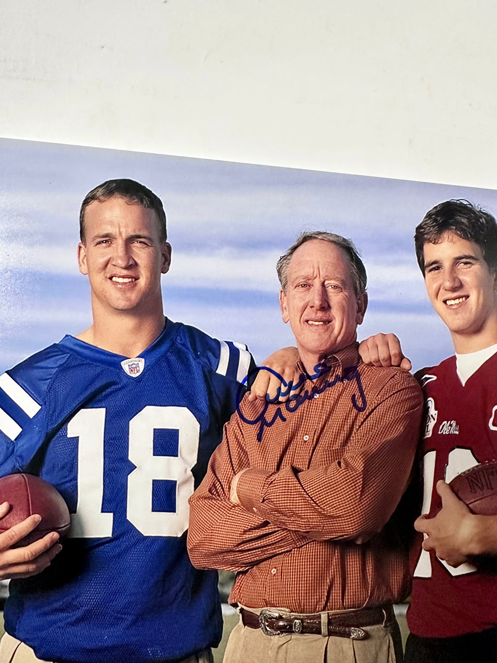 archie-manning-with-sons-peyton-eli-signed-8x10-photo-with-jsa-coa