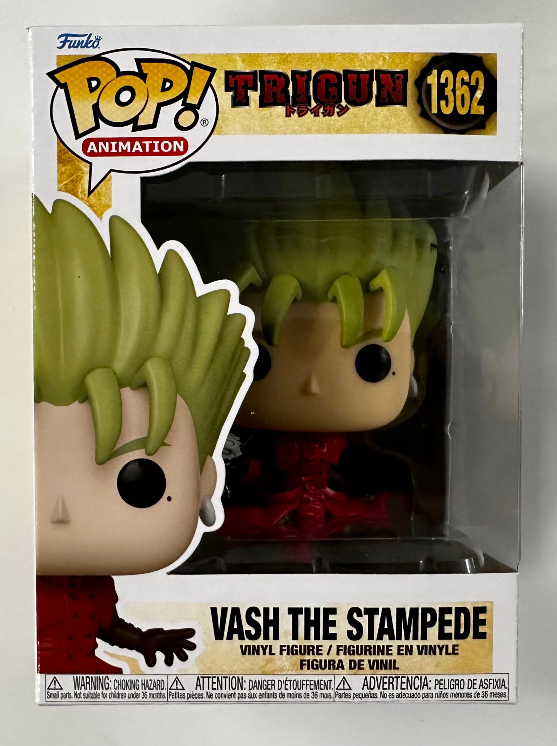 Funko Pop! Animation Vash The Stampede #1362 Trigun 2023