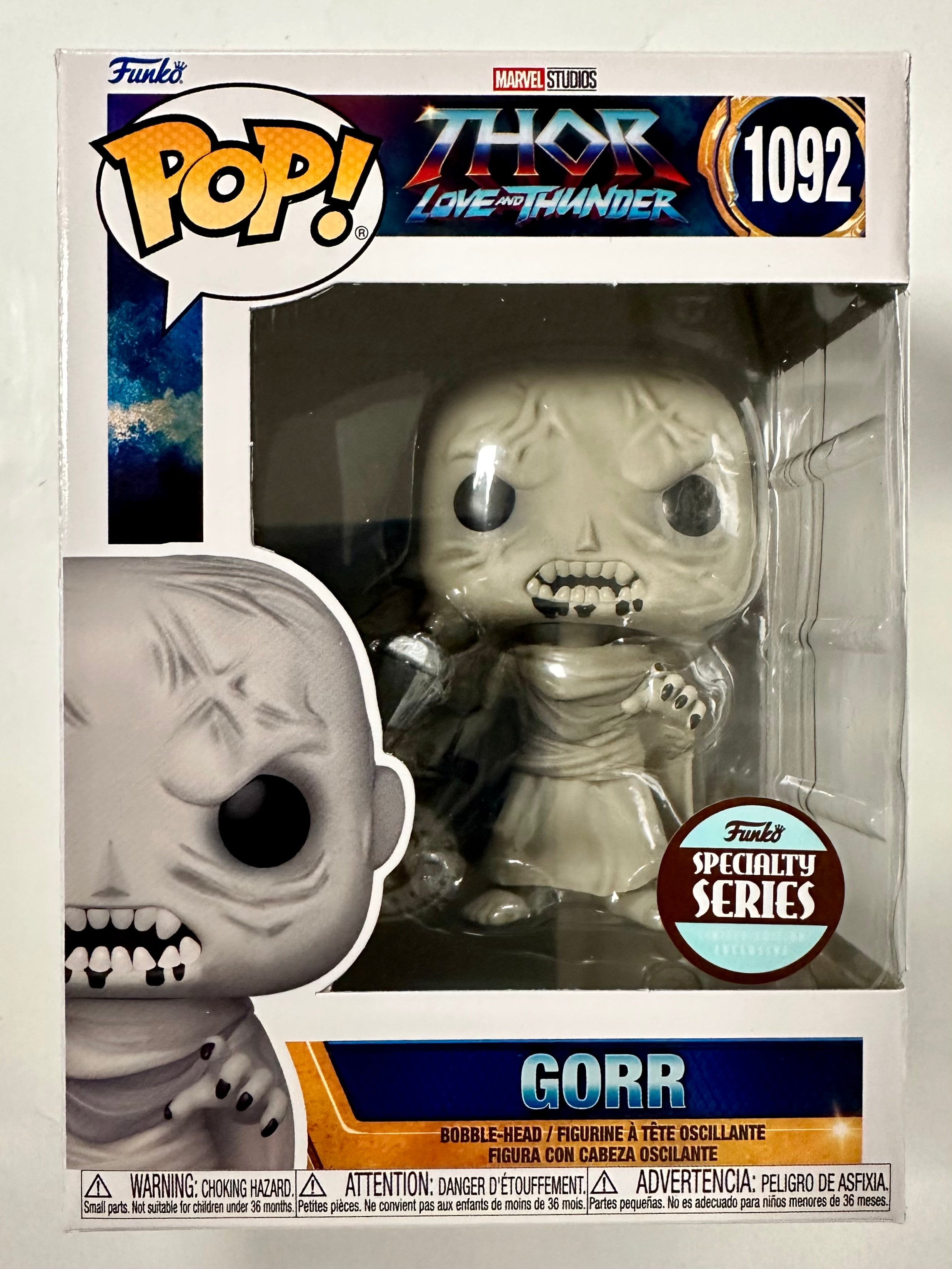 Funko Pop! Marvel Gorr The God Butcher With Stormbreaker #1092 Thor Love And Thunder 2022 Specialty Series Exclusive
