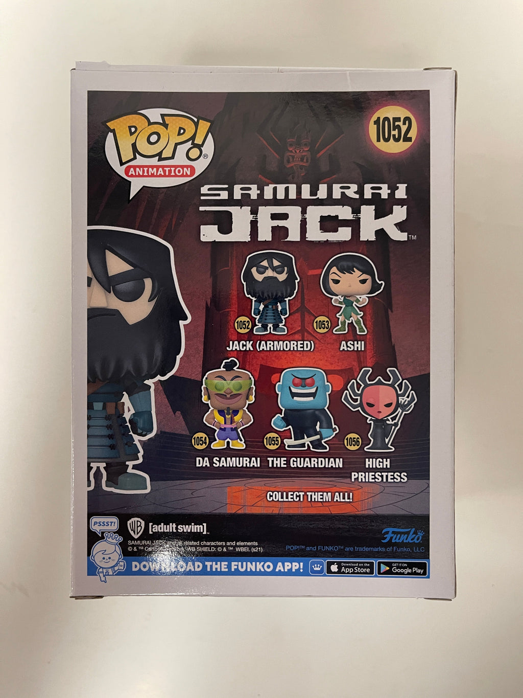 Funko Pop! Animation Jack (Armored) #1052 Samurai Jack 2021 Cartoon Network
