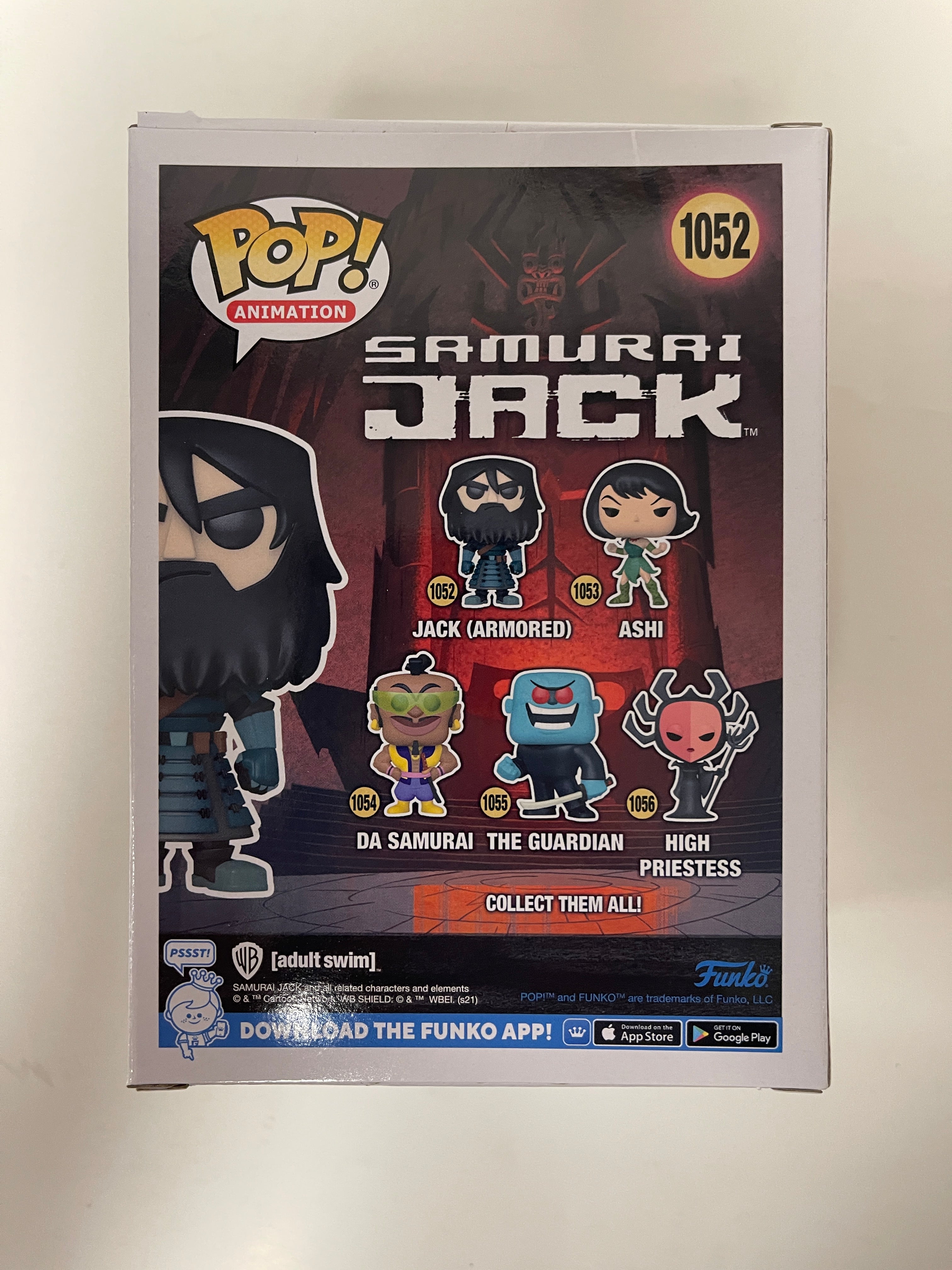 Funko Pop! Animation Jack (Armored) #1052 Samurai Jack 2021 Cartoon Network