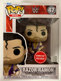 Funko Pop! WWE Metallic Razor Ramon #47 Scott Hall Wrestling GameStop Exclusive