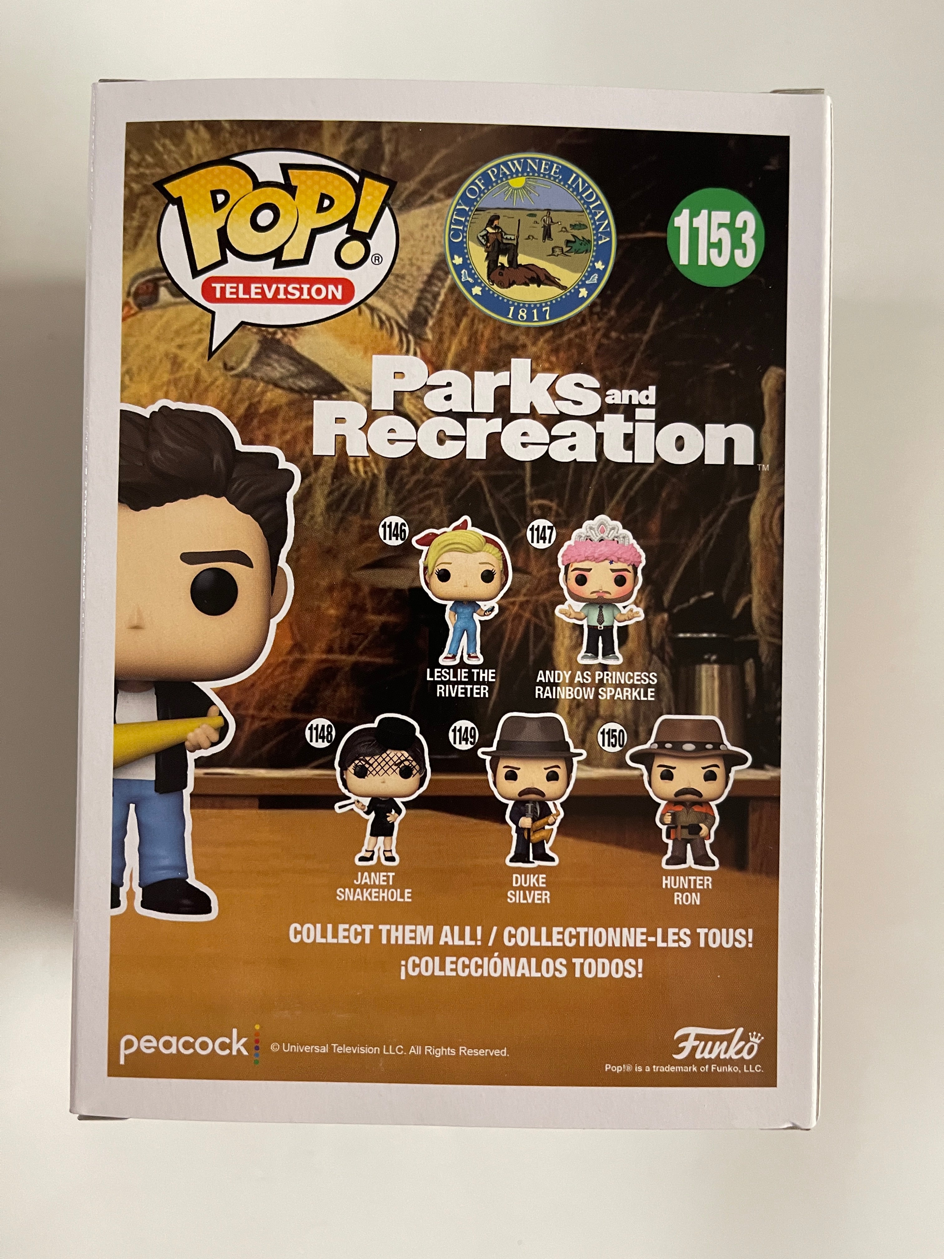 Funko Pop! Ben Wyatt With Telescope #1153 Parks & Recreation Big Apple Exclusive