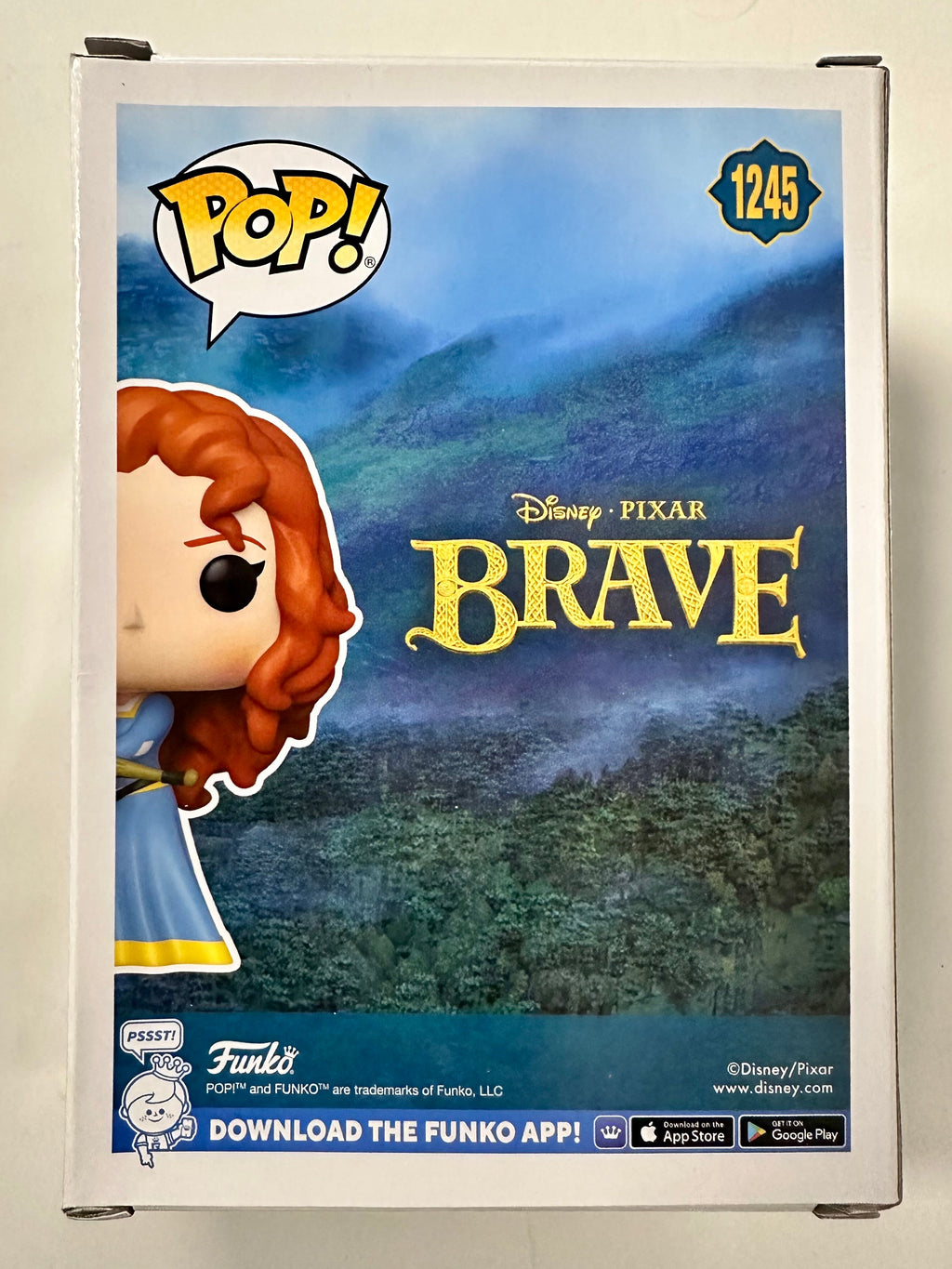 Funko Pop! Disney Celtic Princess Merida #1245 Brave NYCC 2022 Con Exclusive (Box Dmg)