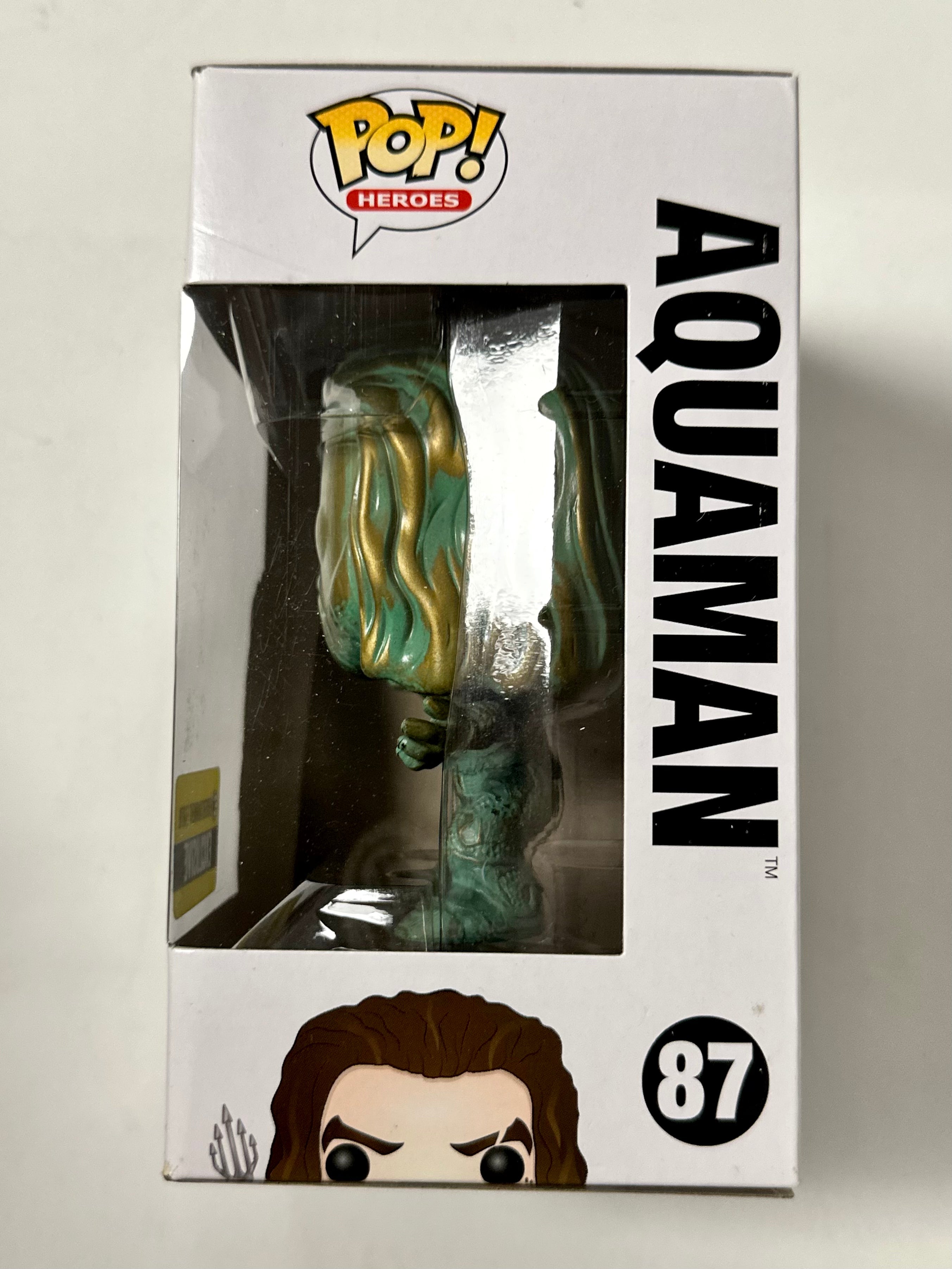 Funko Pop! DC Heroes Patina Aquaman #87 Batman V Superman 2015 Vaulted Exclusive