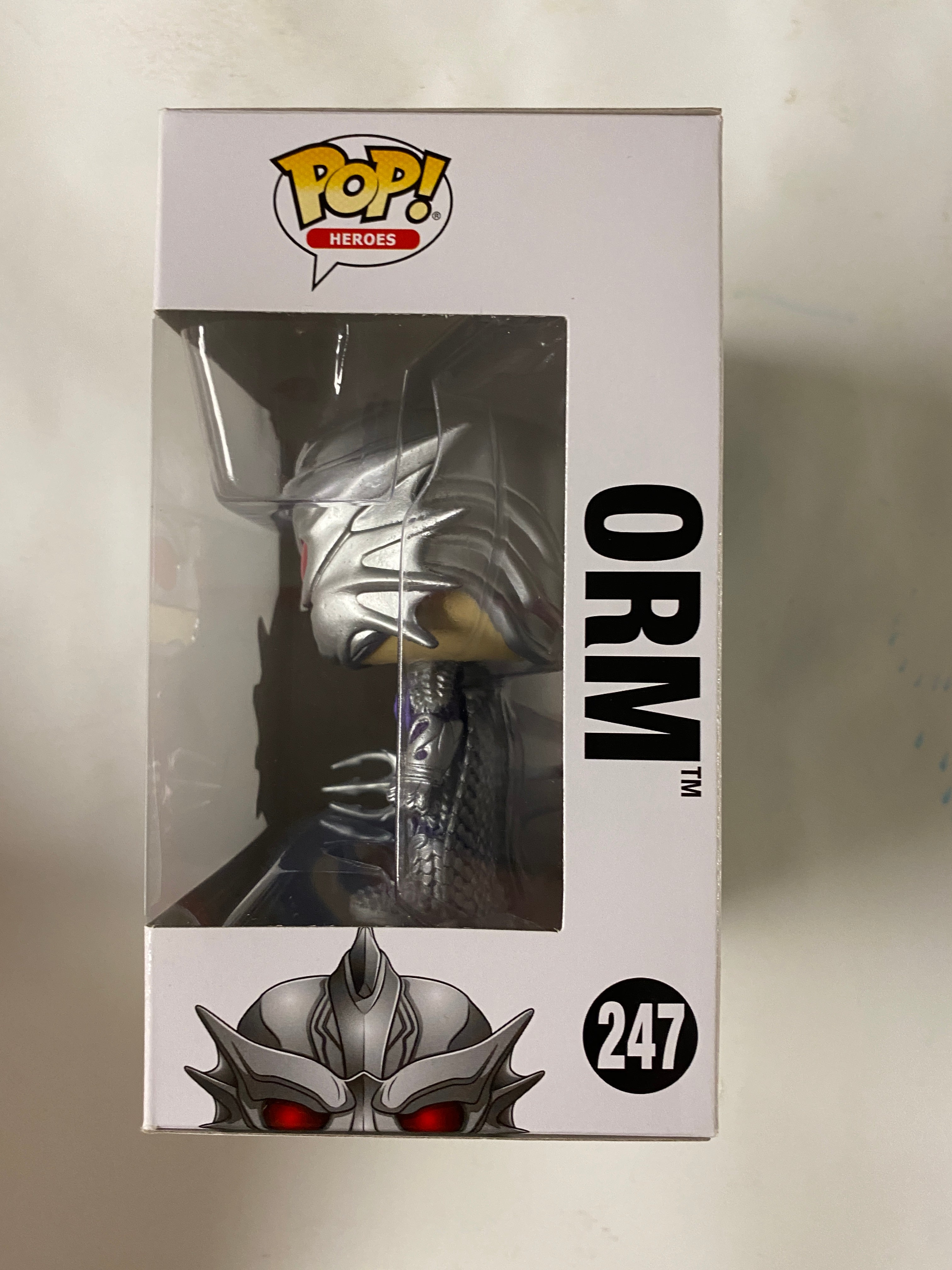 Funko Pop! Heroes Orm #247 Aquaman DC Comics Patrick Wilson 2018 Vaulted